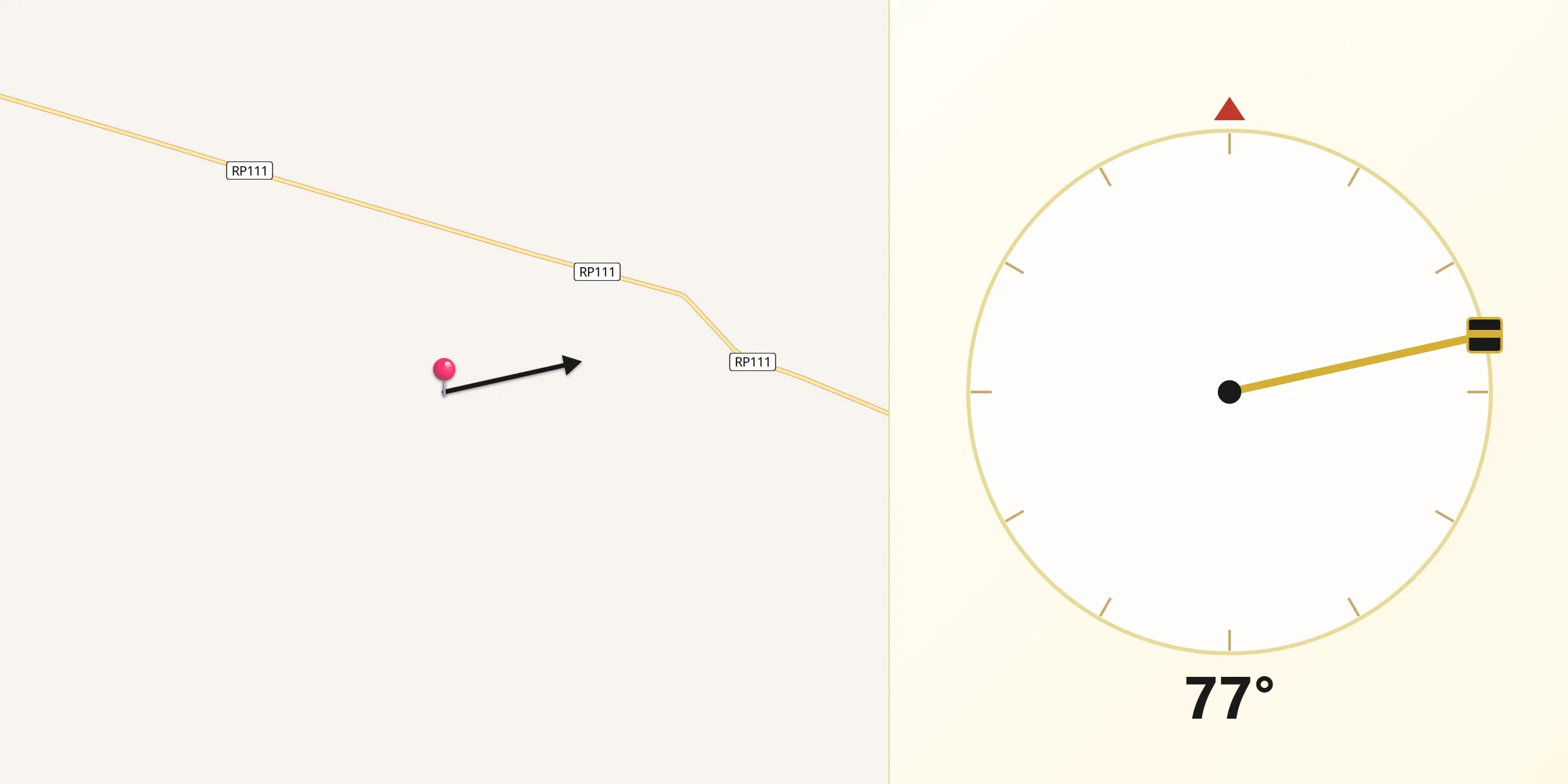 Dirección de la Qibla desde Departamento de La Paz
