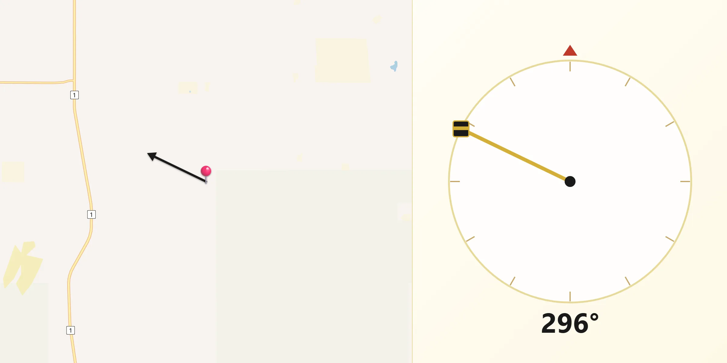 Qibla Direction from Irwin
