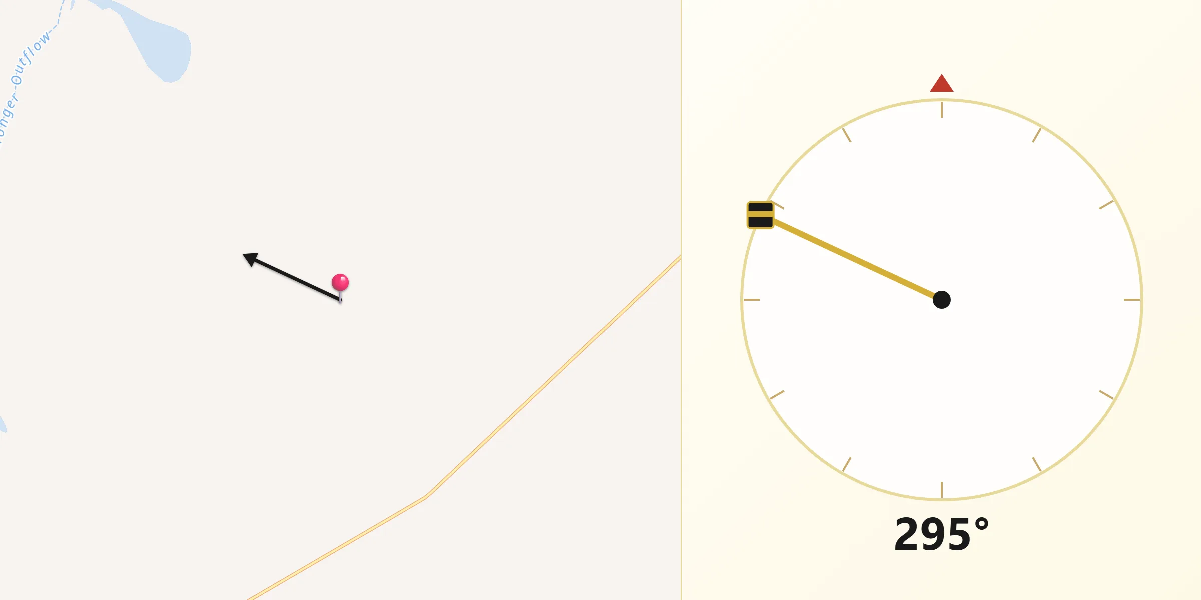 Qibla Direction from Perenjori