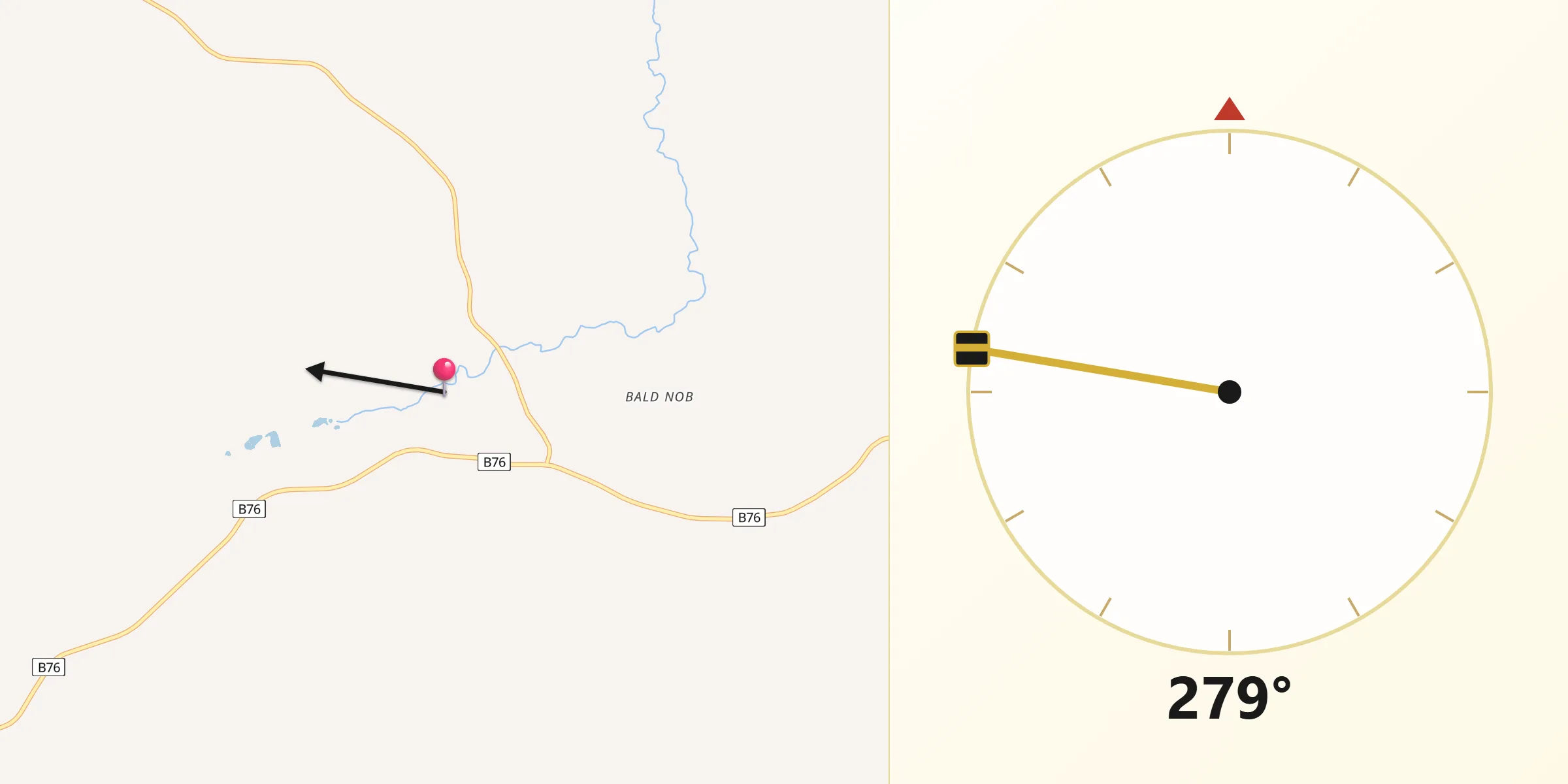 Qibla Direction from Glen Innes Severn