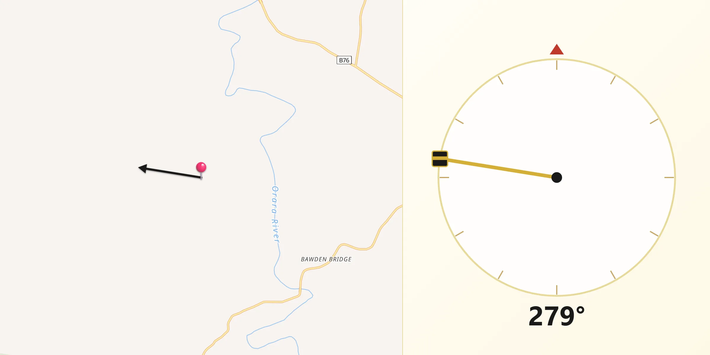 Qibla Direction from Clarence Valley
