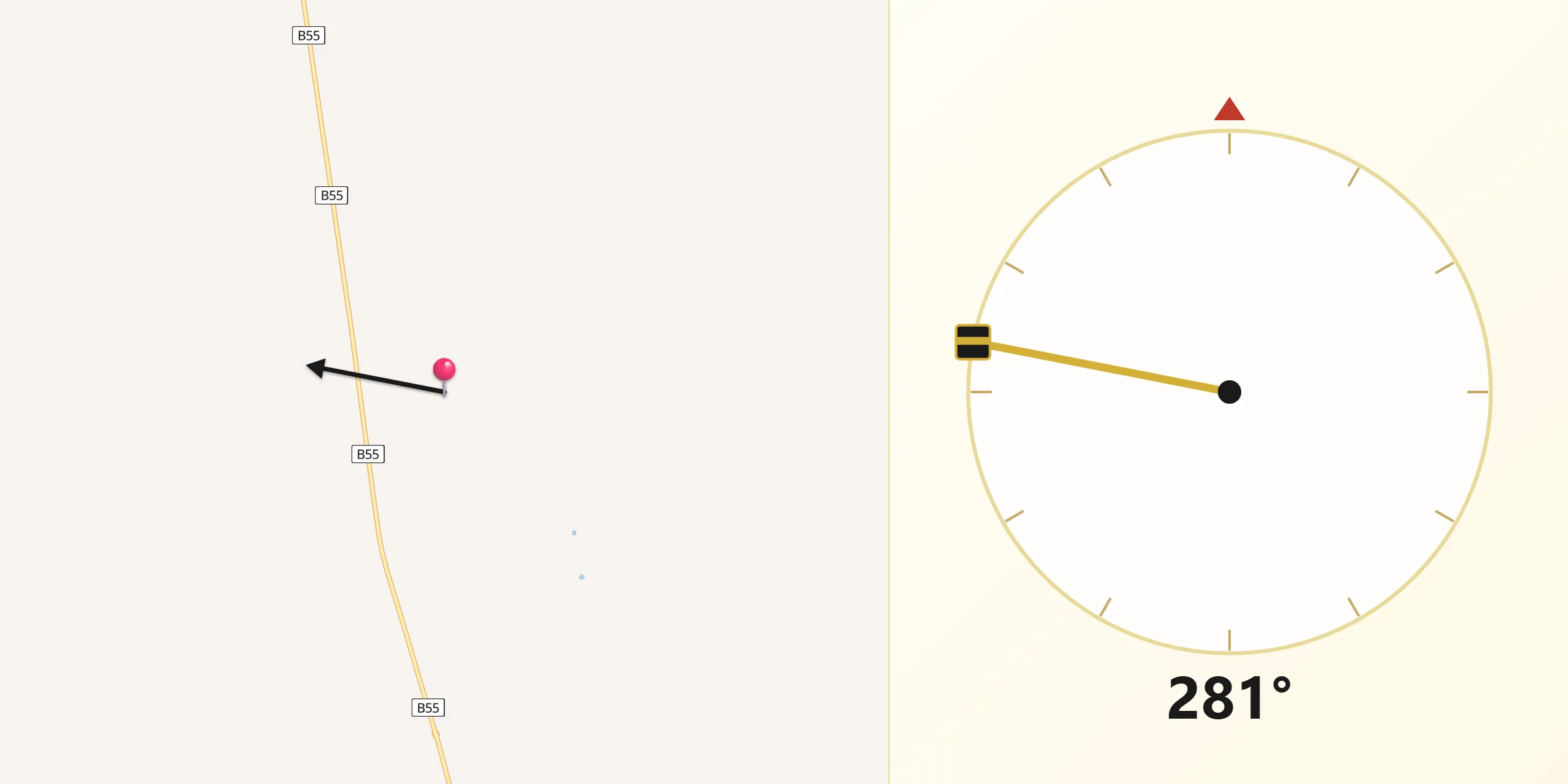 Qibla Direction from Walgett