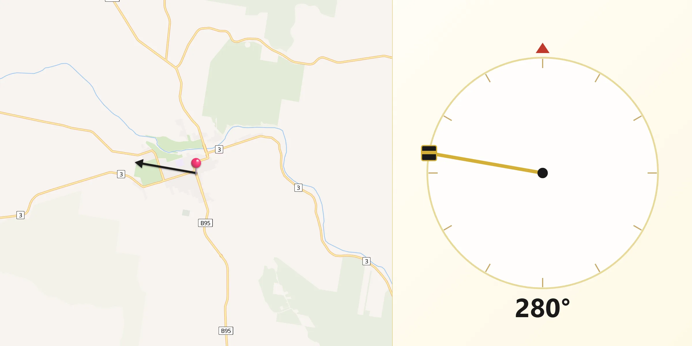 Qibla Direction from Bingara