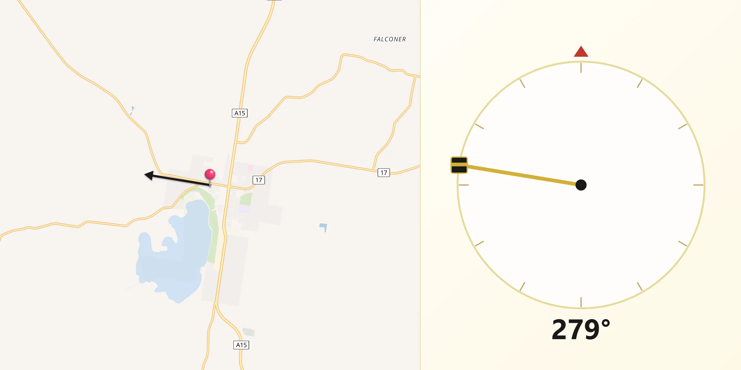 Qibla Direction from Guyra