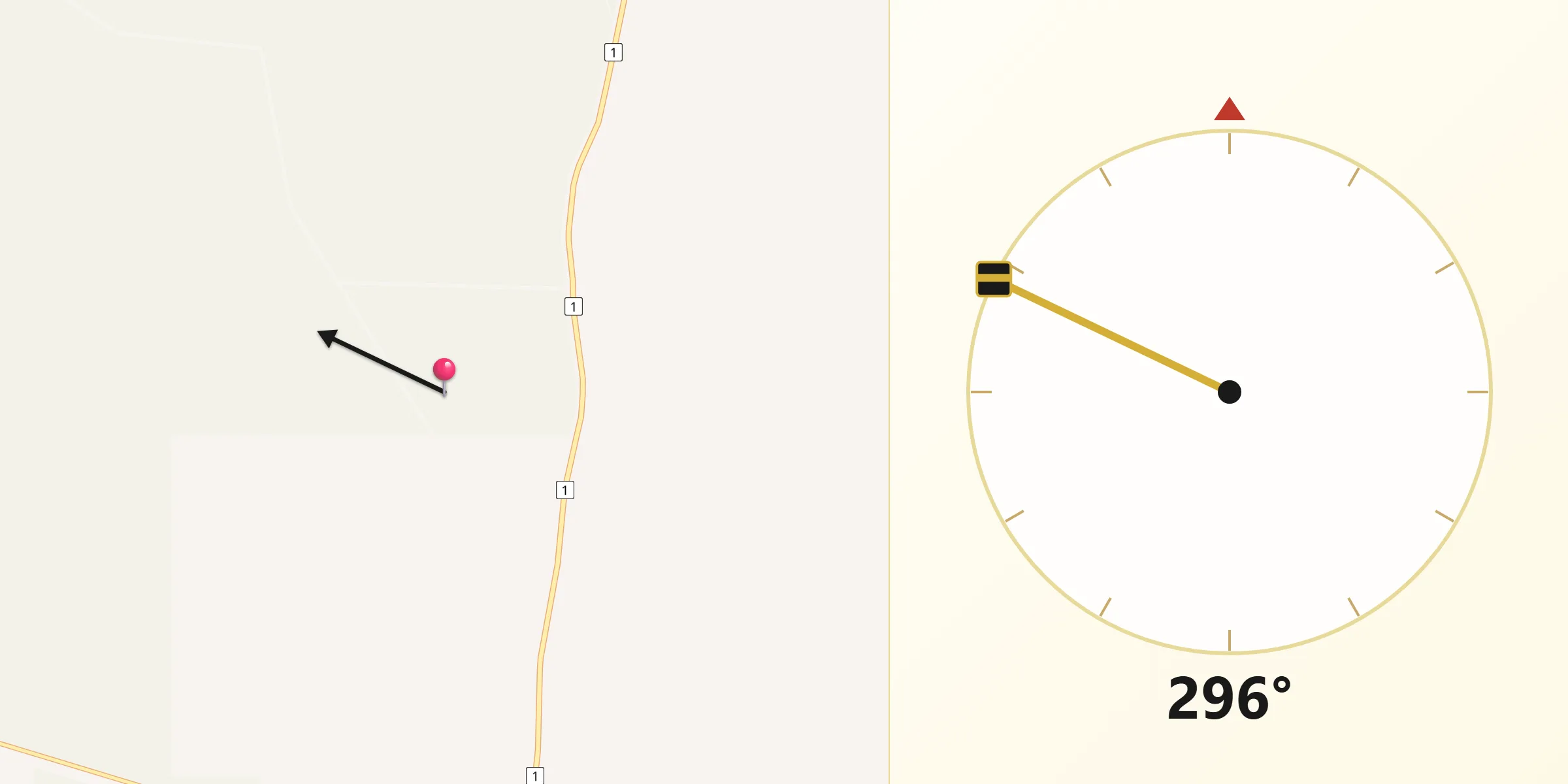 Qibla Direction from Badgingarra