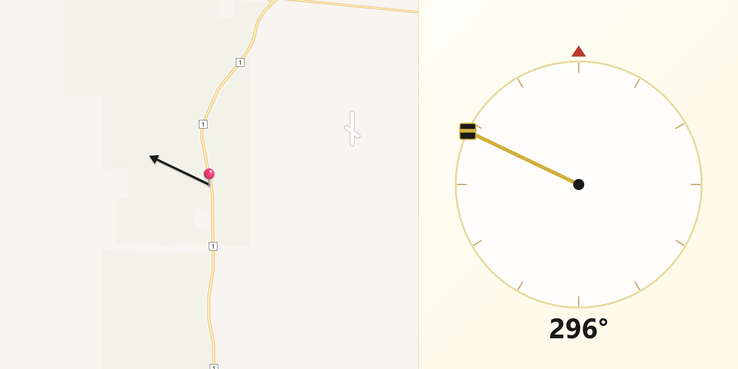 Qibla Direction from Dandaragan