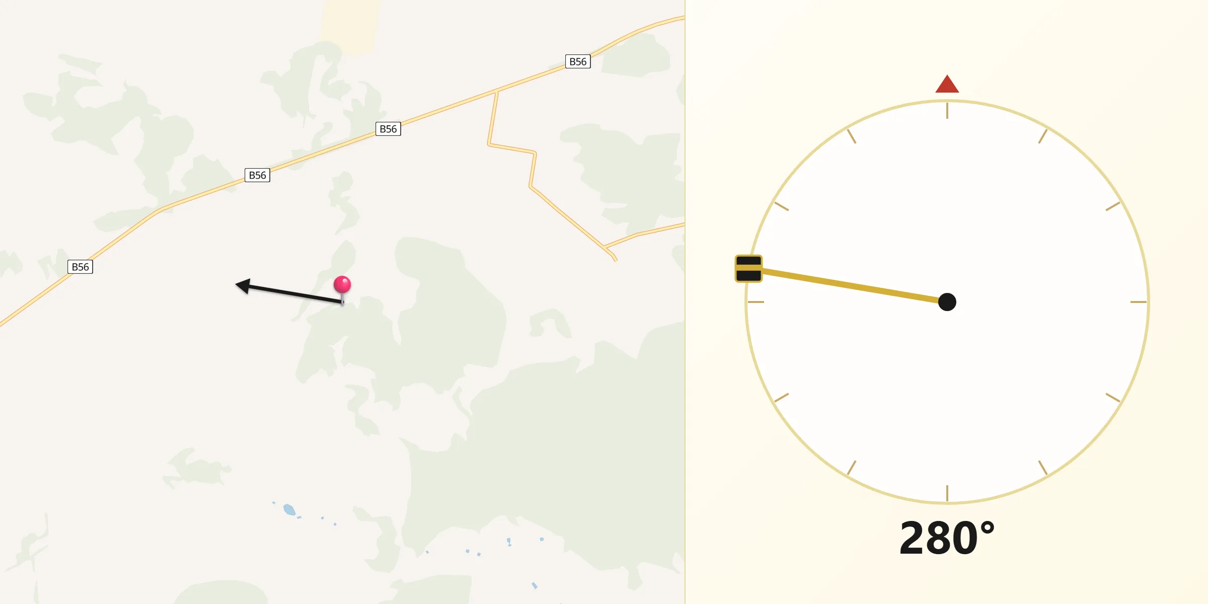 Qibla Direction from Gunnedah