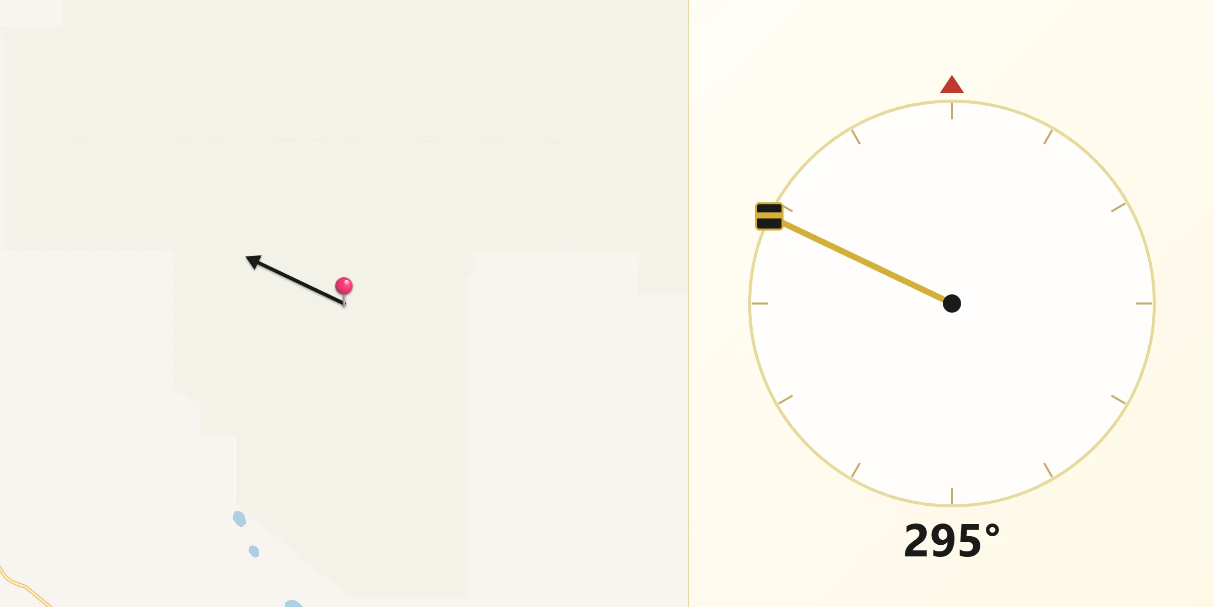 Qibla Direction from Gingin