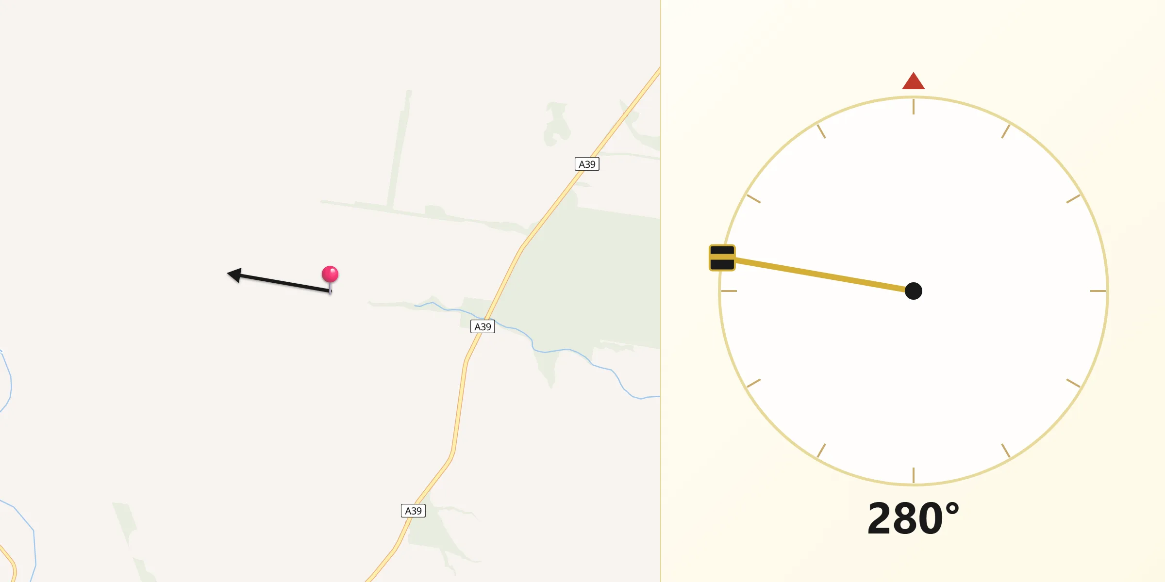 Qibla Direction from Gilgandra