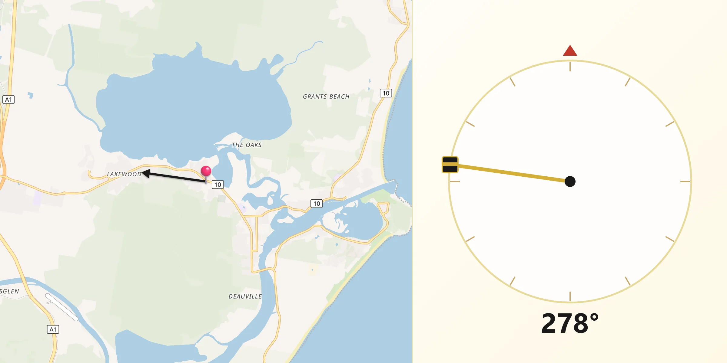Qibla Direction from West Haven