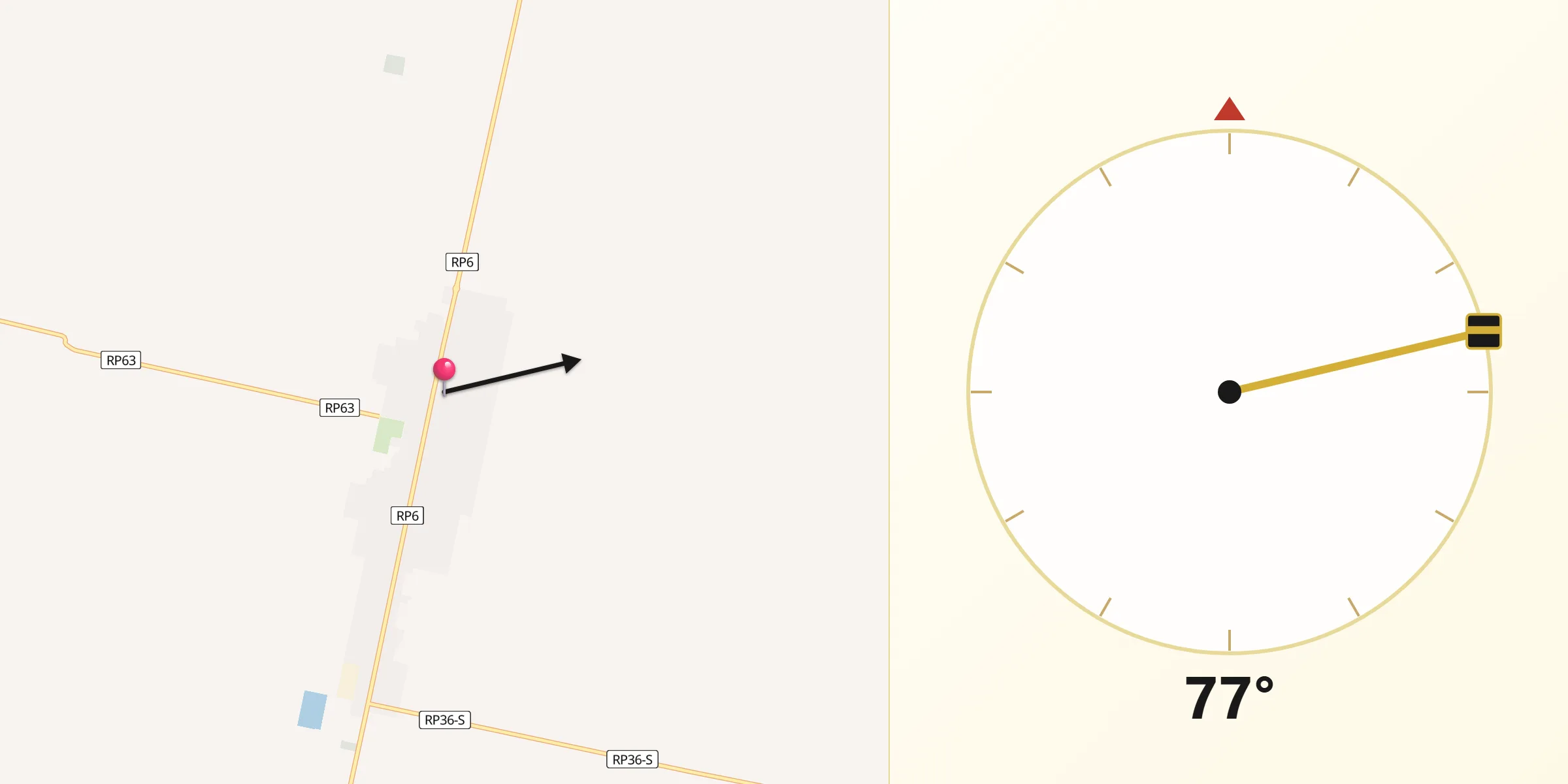 Dirección de la Qibla desde San Carlos Centro