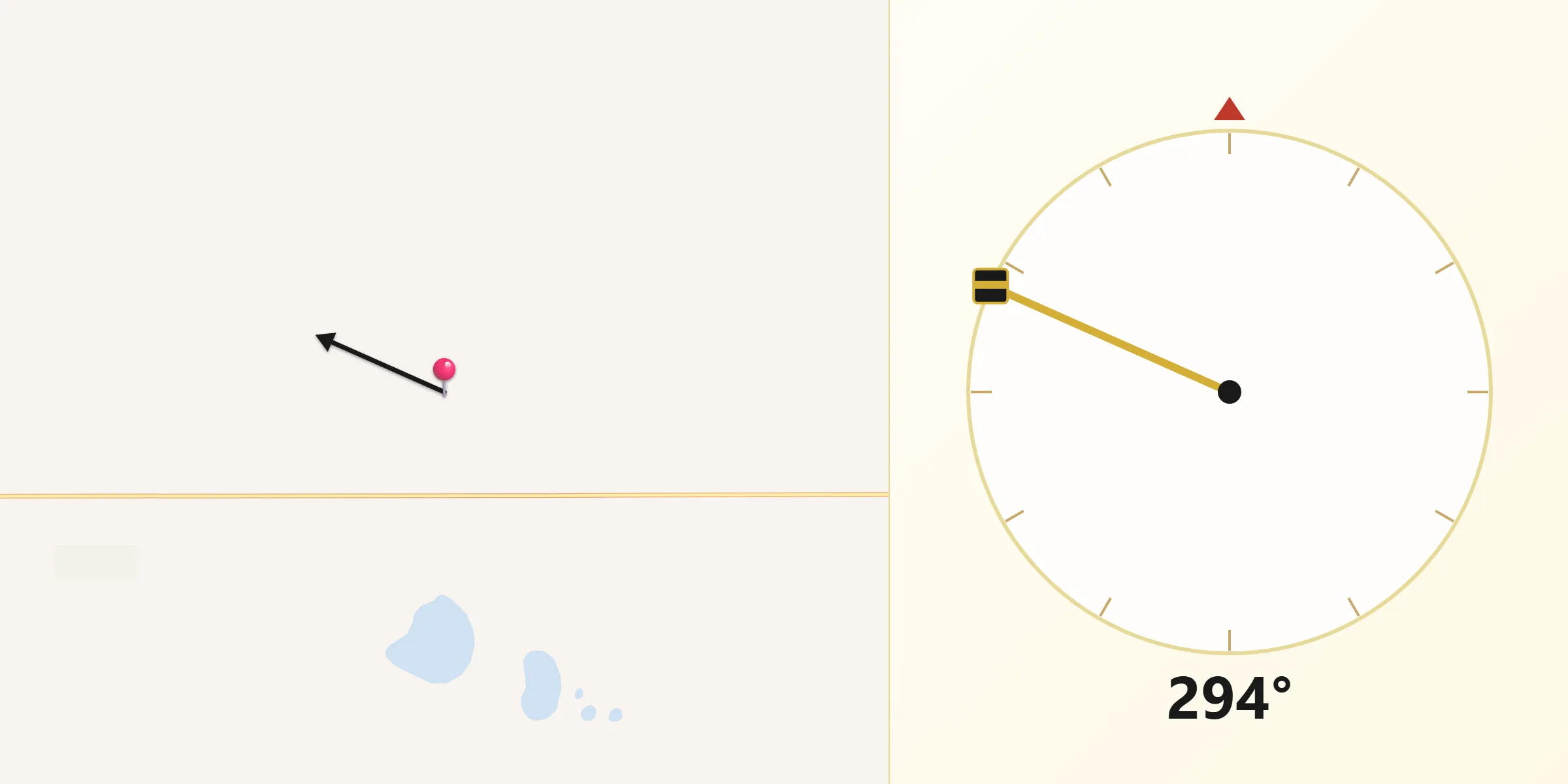 Qibla Direction from Narembeen