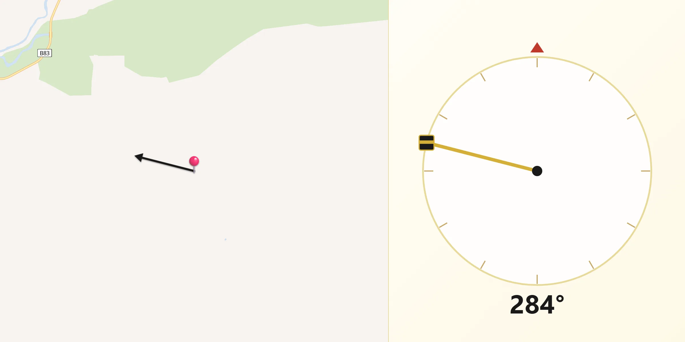 Qibla Direction from Flinders Ranges