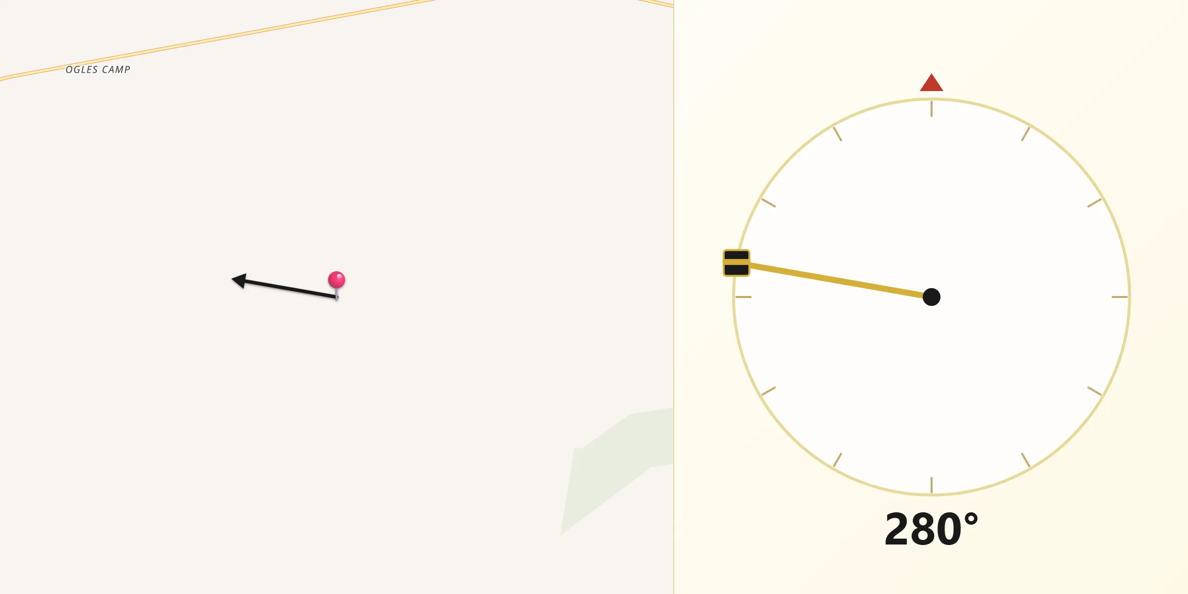 Qibla Direction from Narromine