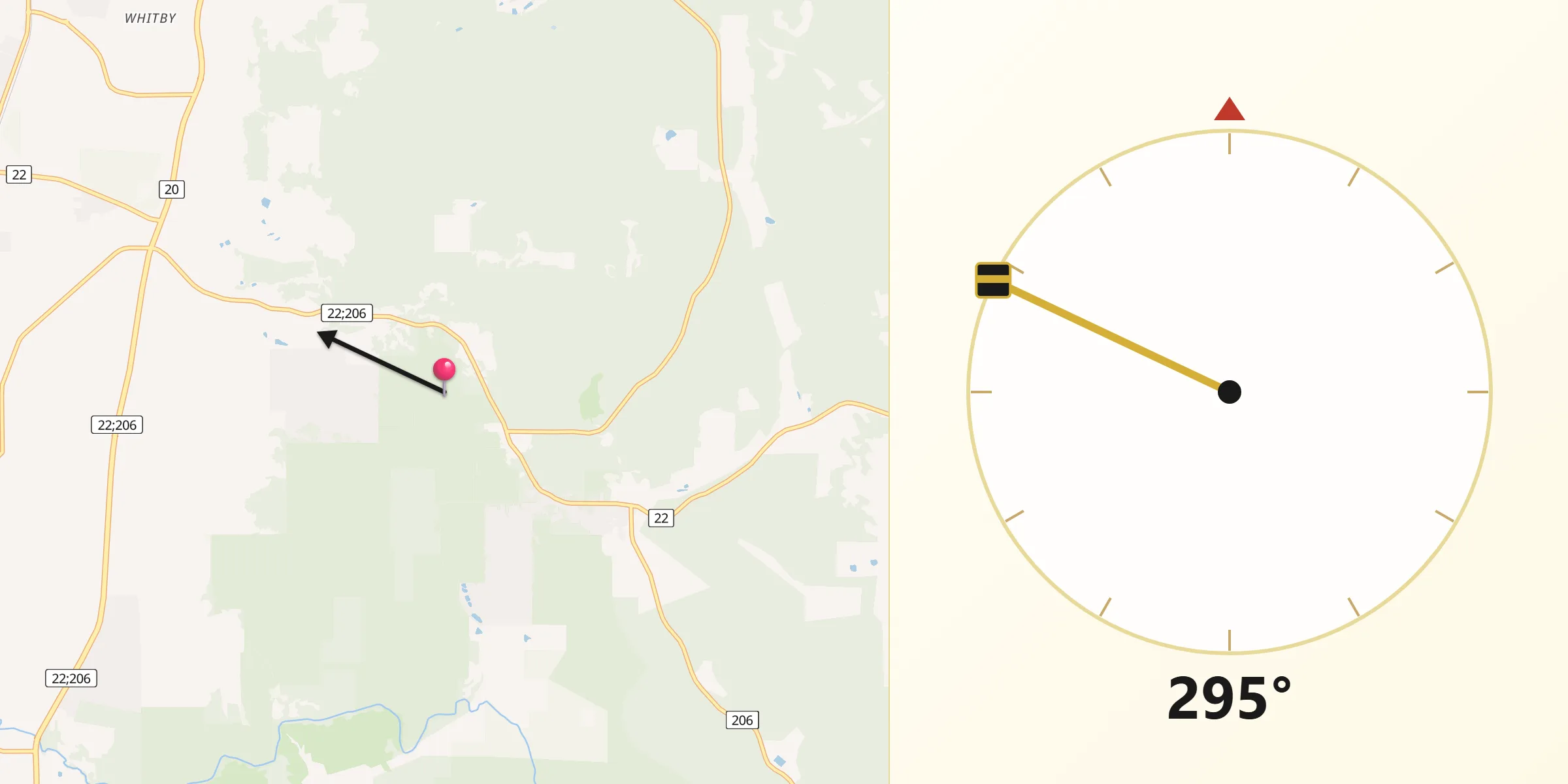 Qibla Direction from Serpentine-Jarrahdale
