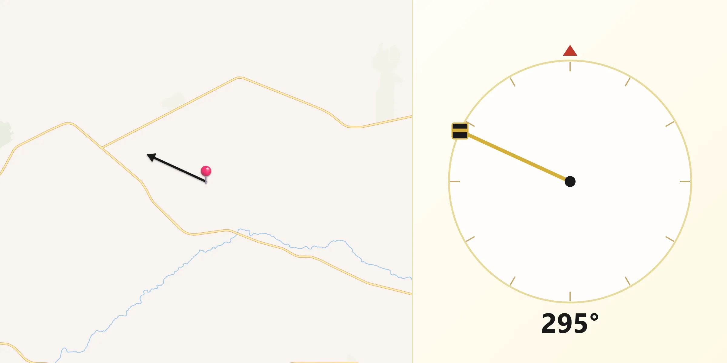 Qibla Direction from Pingelly