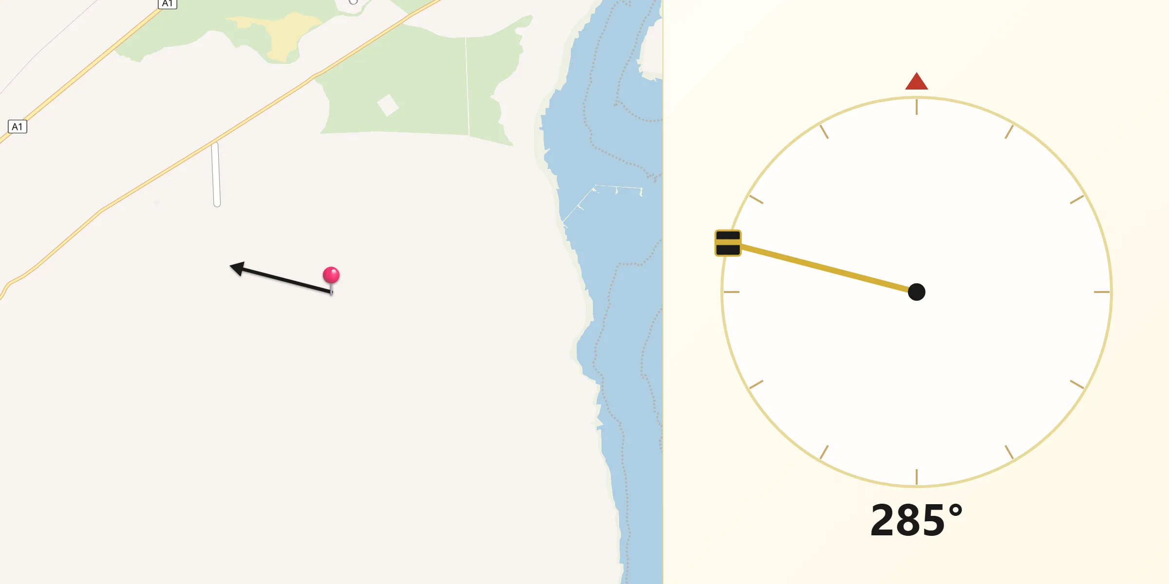 Qibla Direction from Port Augusta