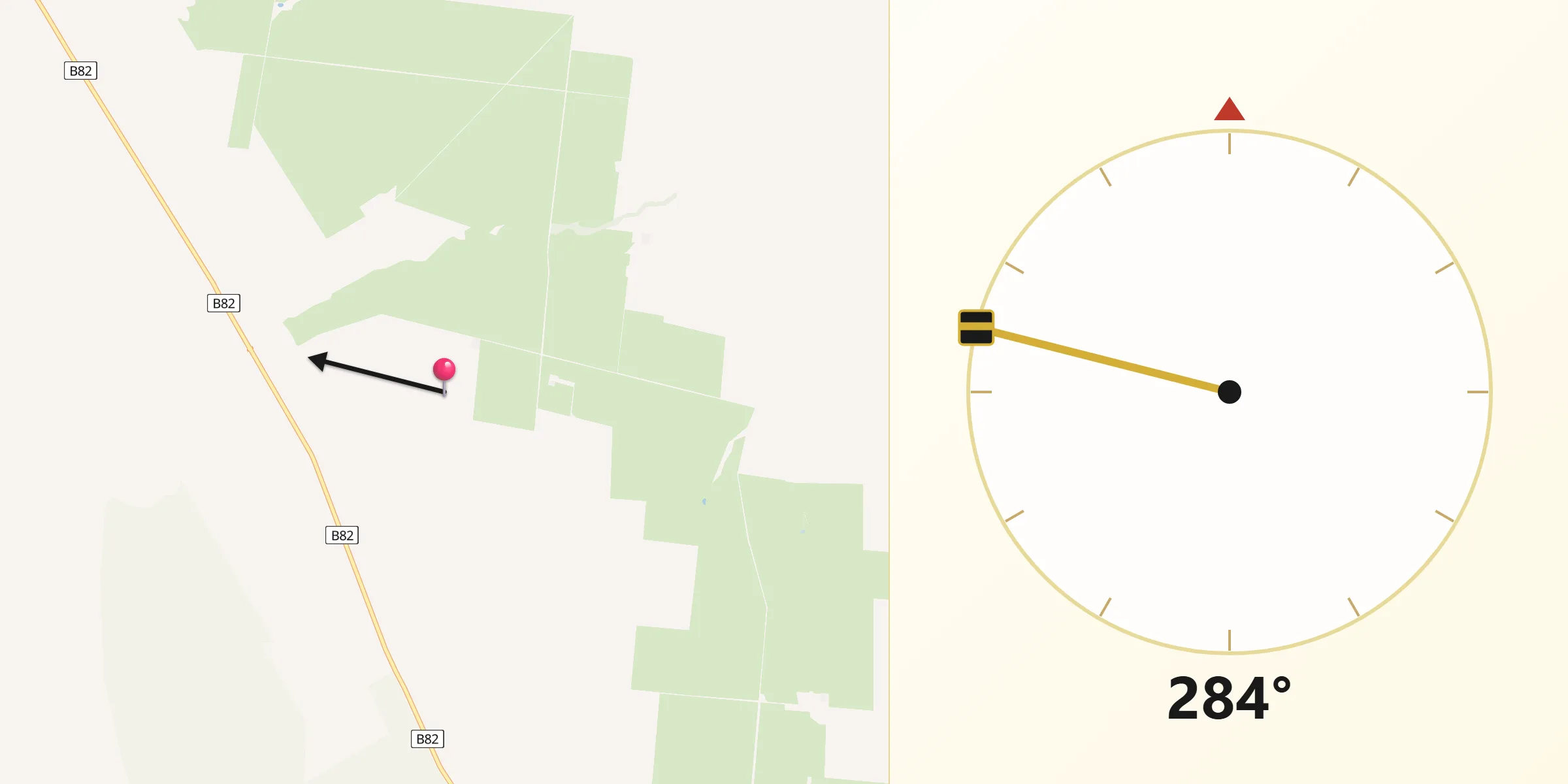 Qibla Direction from Mount Remarkable