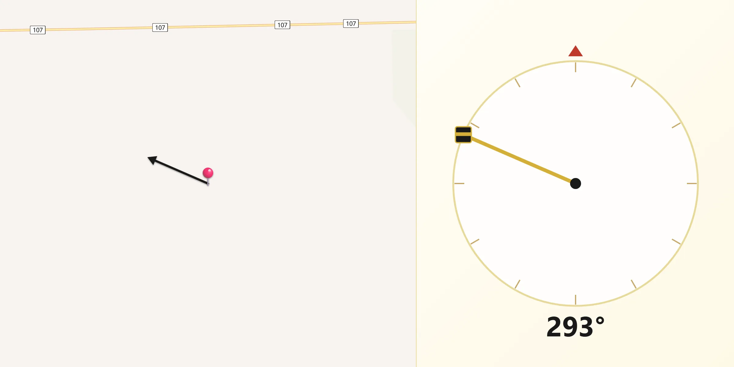 Qibla Direction from Lake Grace