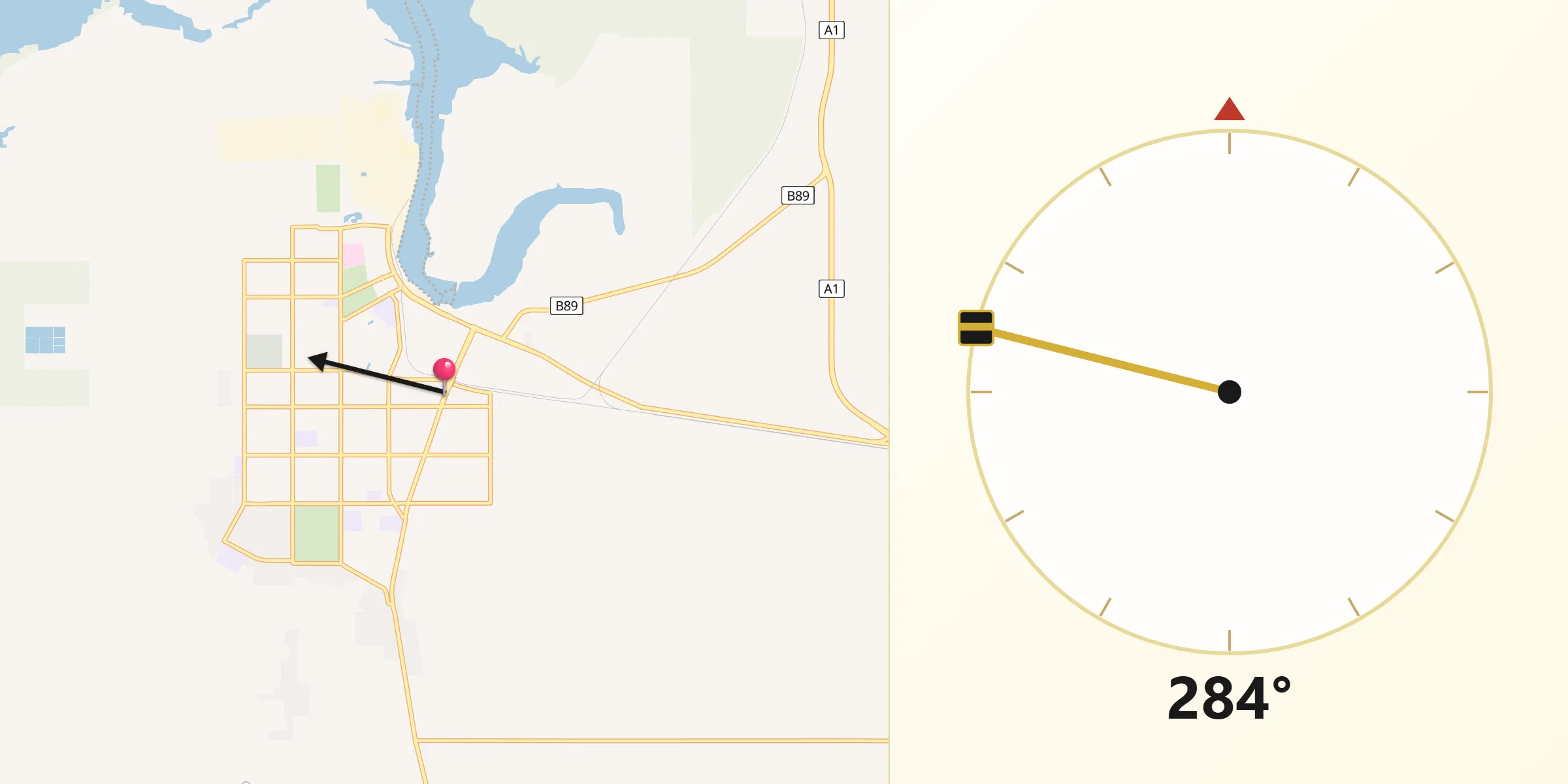 Qibla Direction from Port Pirie