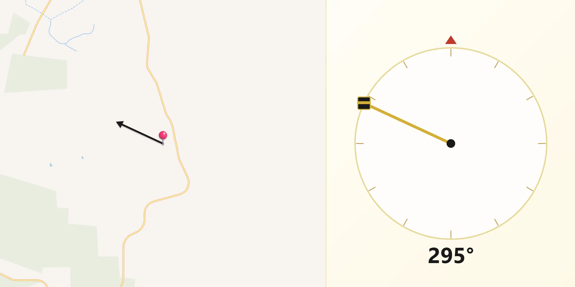 Qibla Direction from West Arthur
