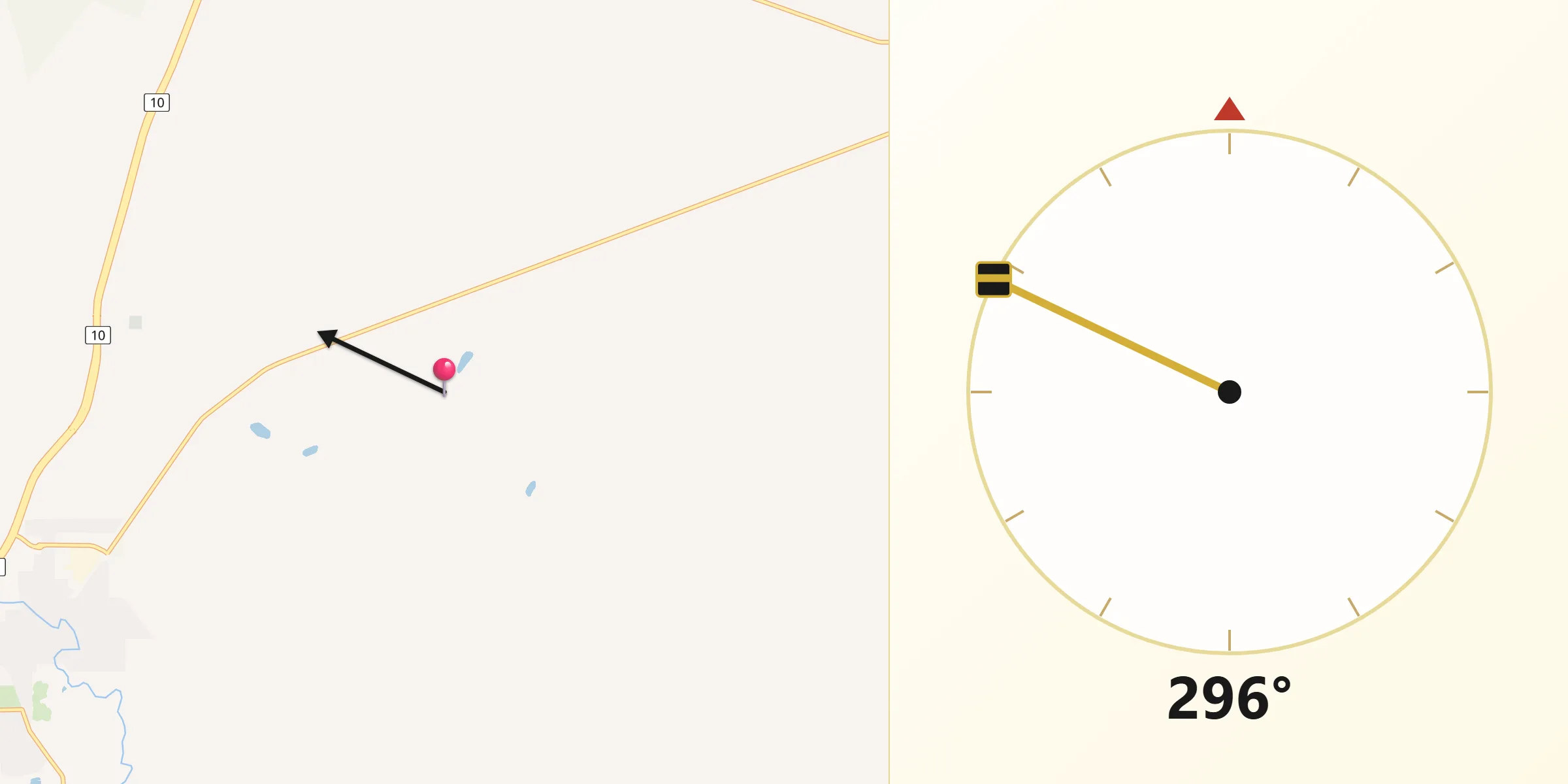 Qibla Direction from Capel
