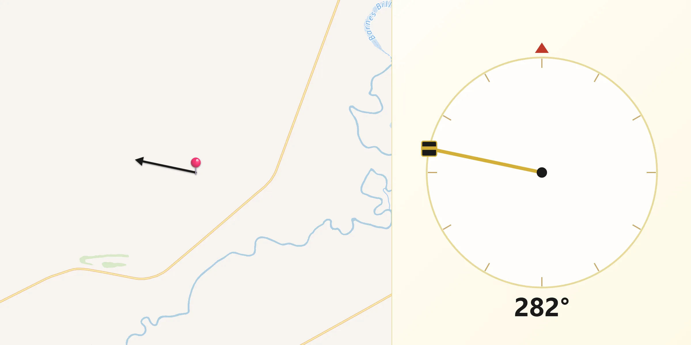 Qibla Direction from Wentworth