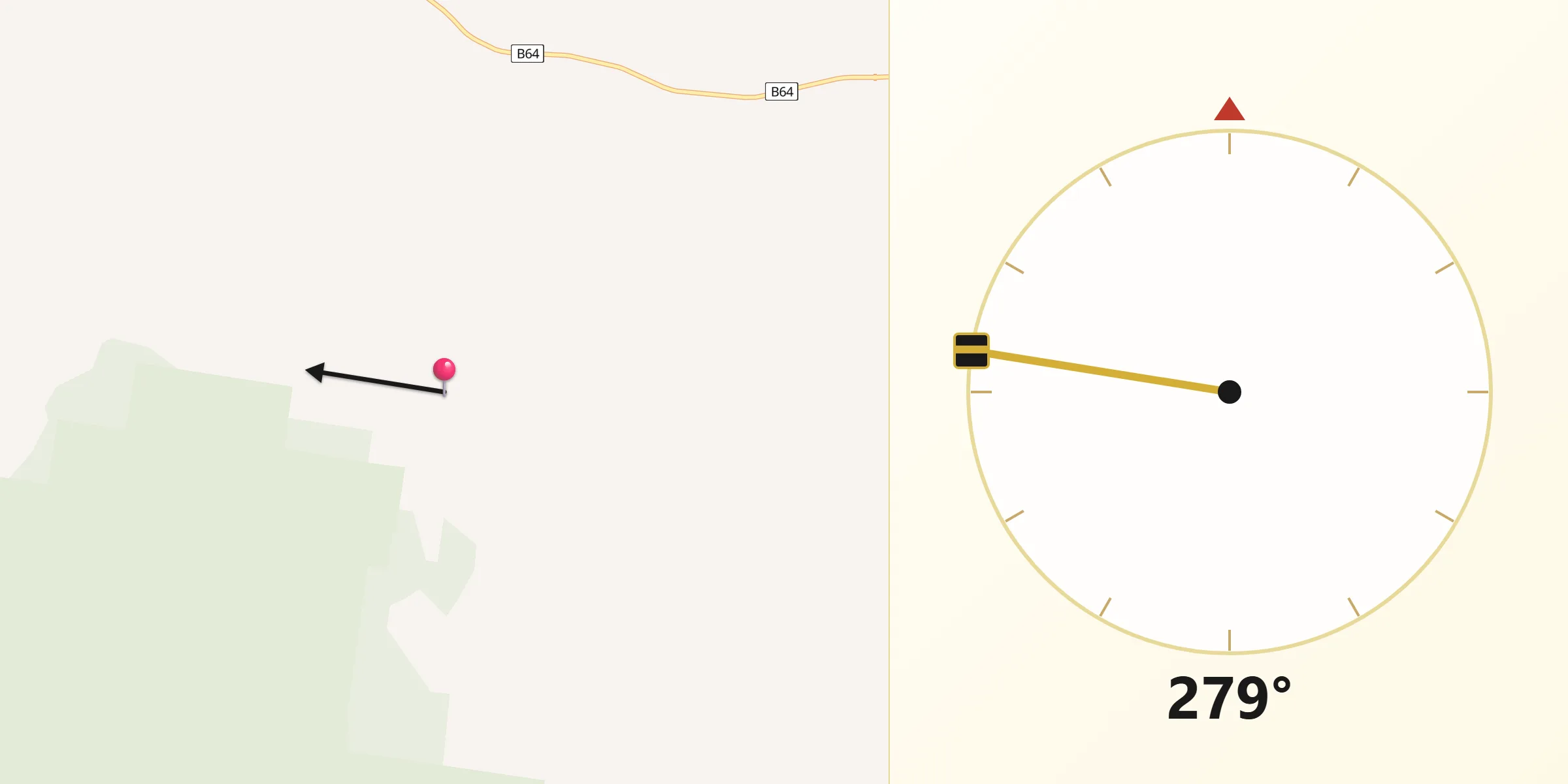 Qibla Direction from Weddin