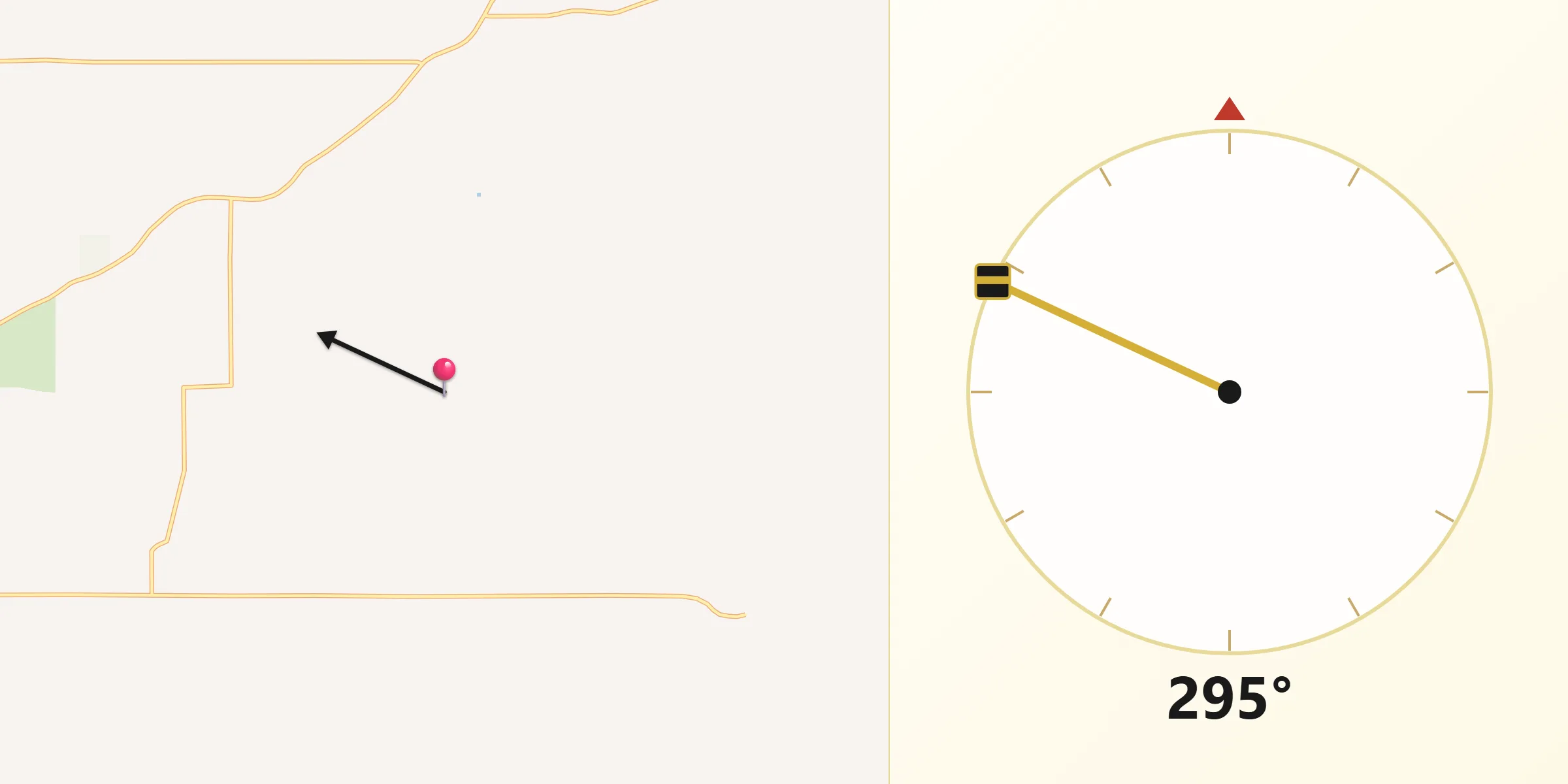 Qibla Direction from Boyup Brook