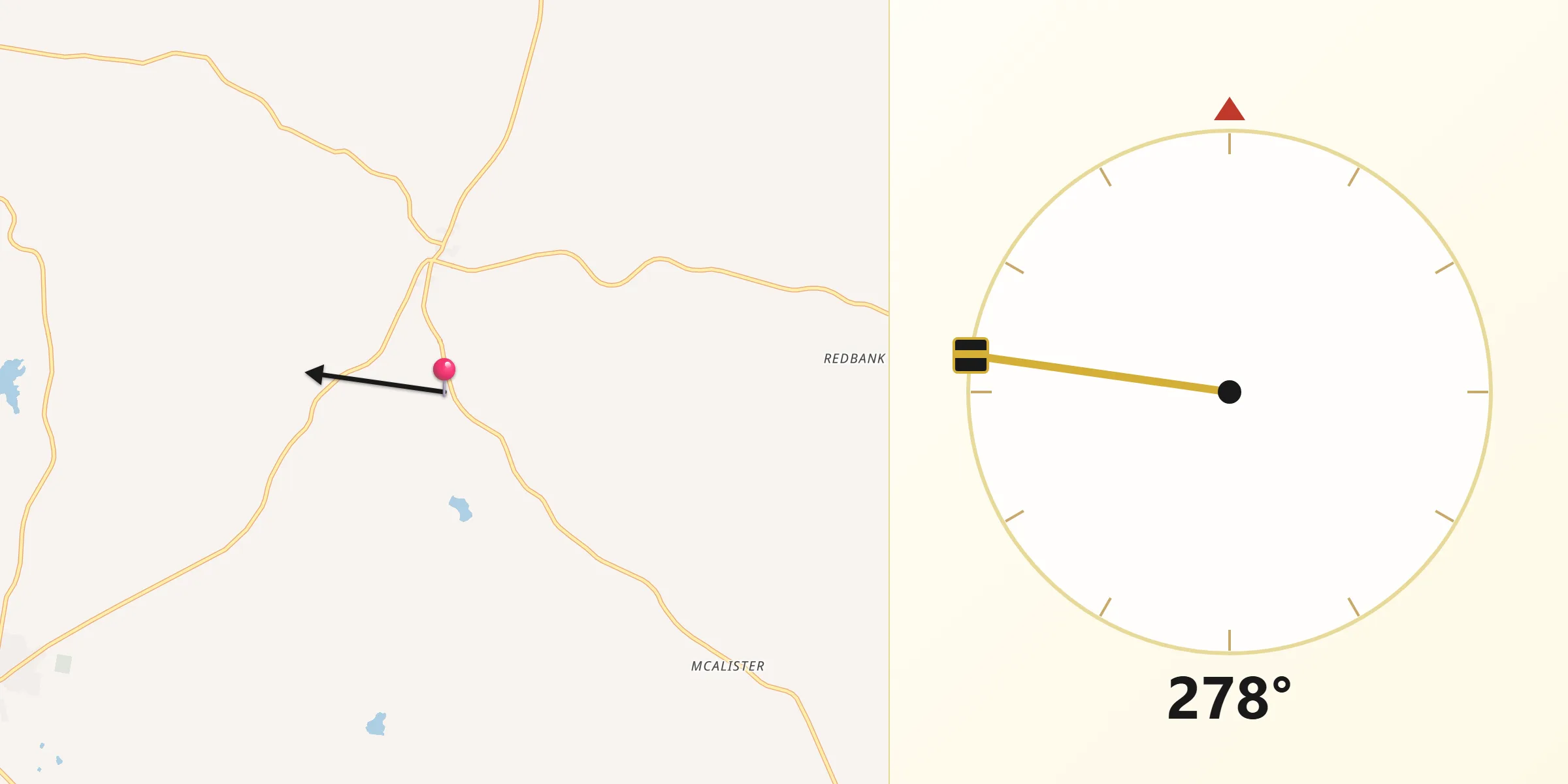 Qibla Direction from Upper Lachlan Shire
