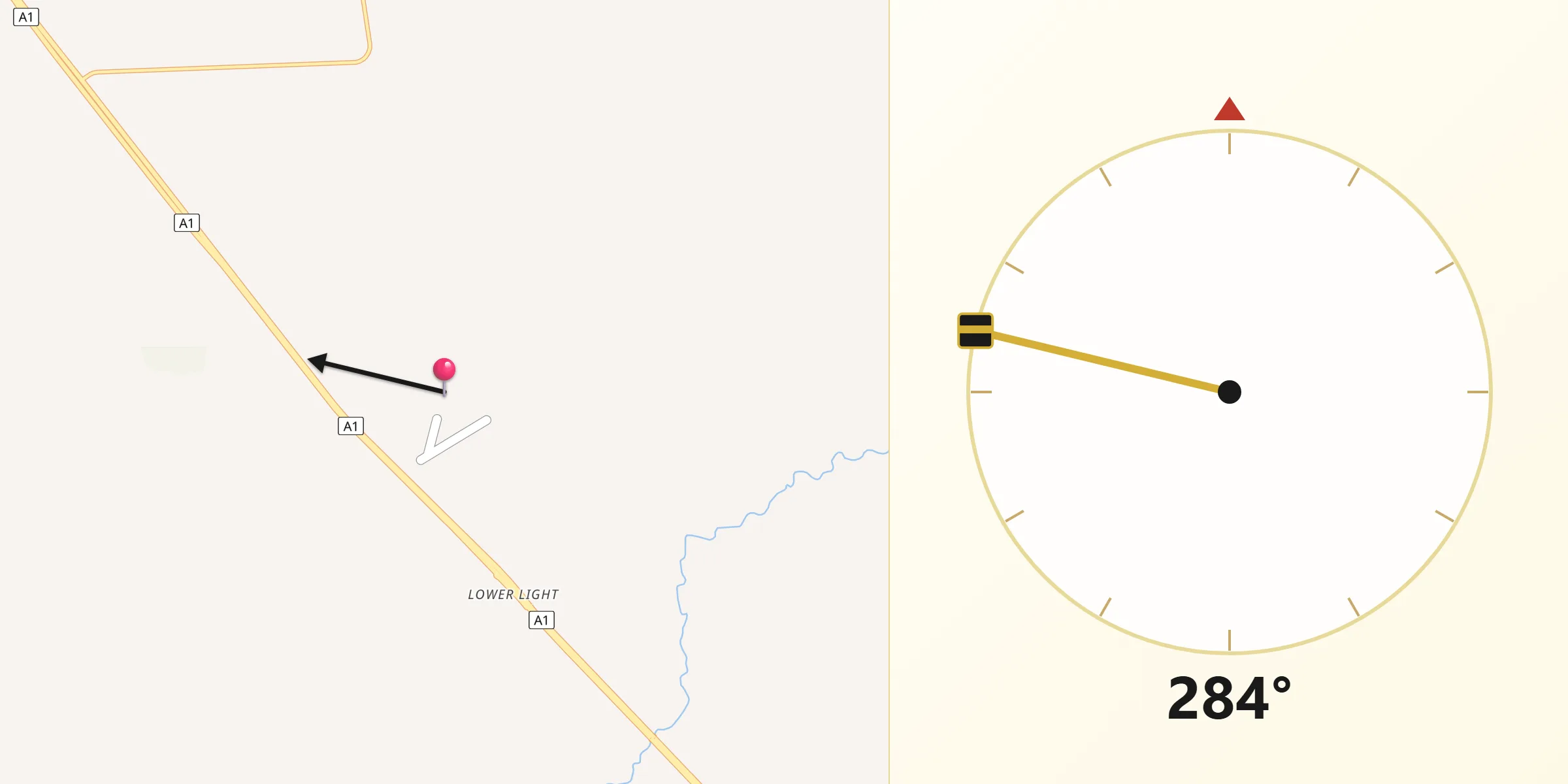 Qibla Direction from Mallala