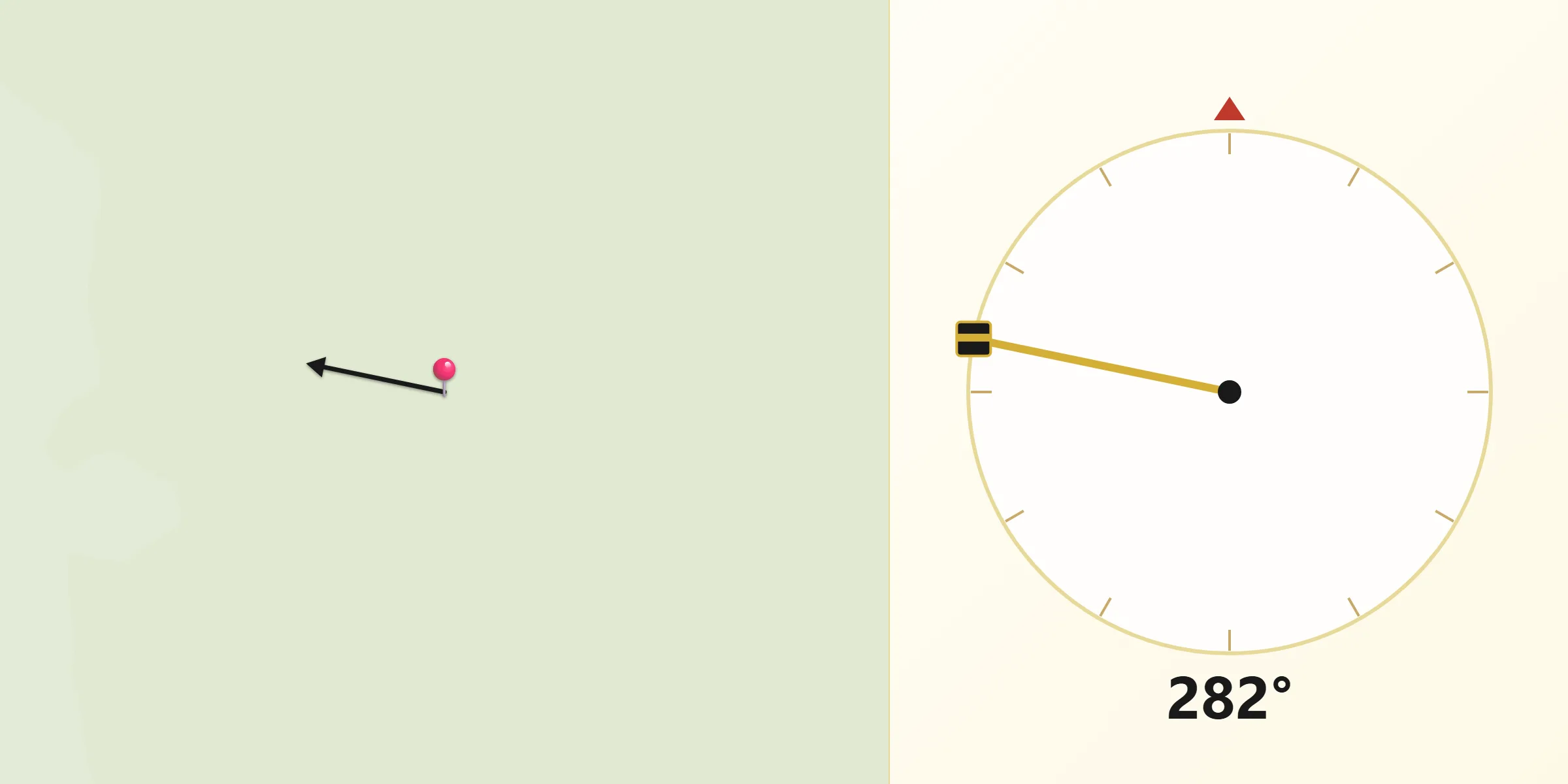 Qibla Direction from Mildura Shire