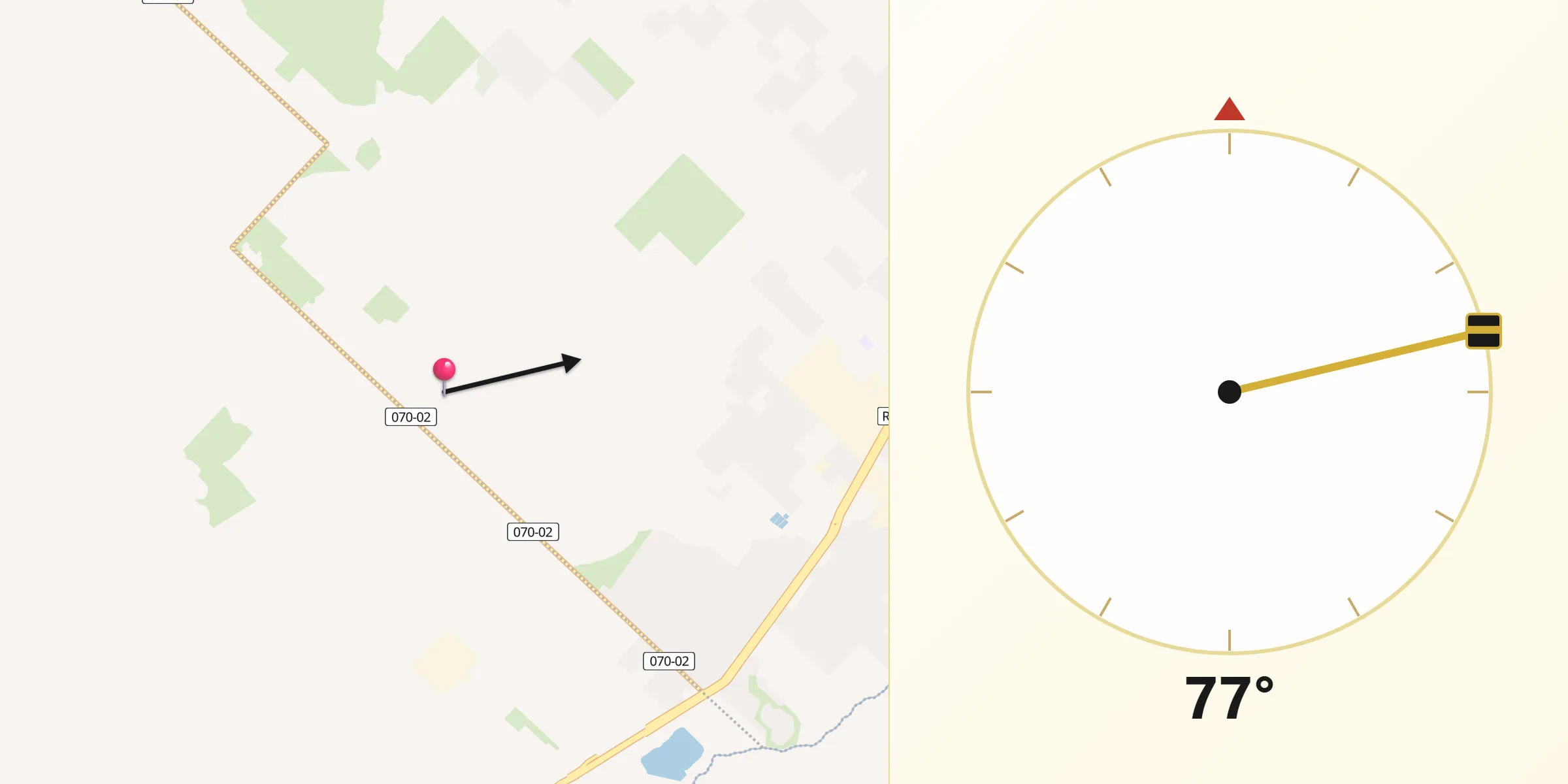 Dirección de la Qibla desde Ezeiza