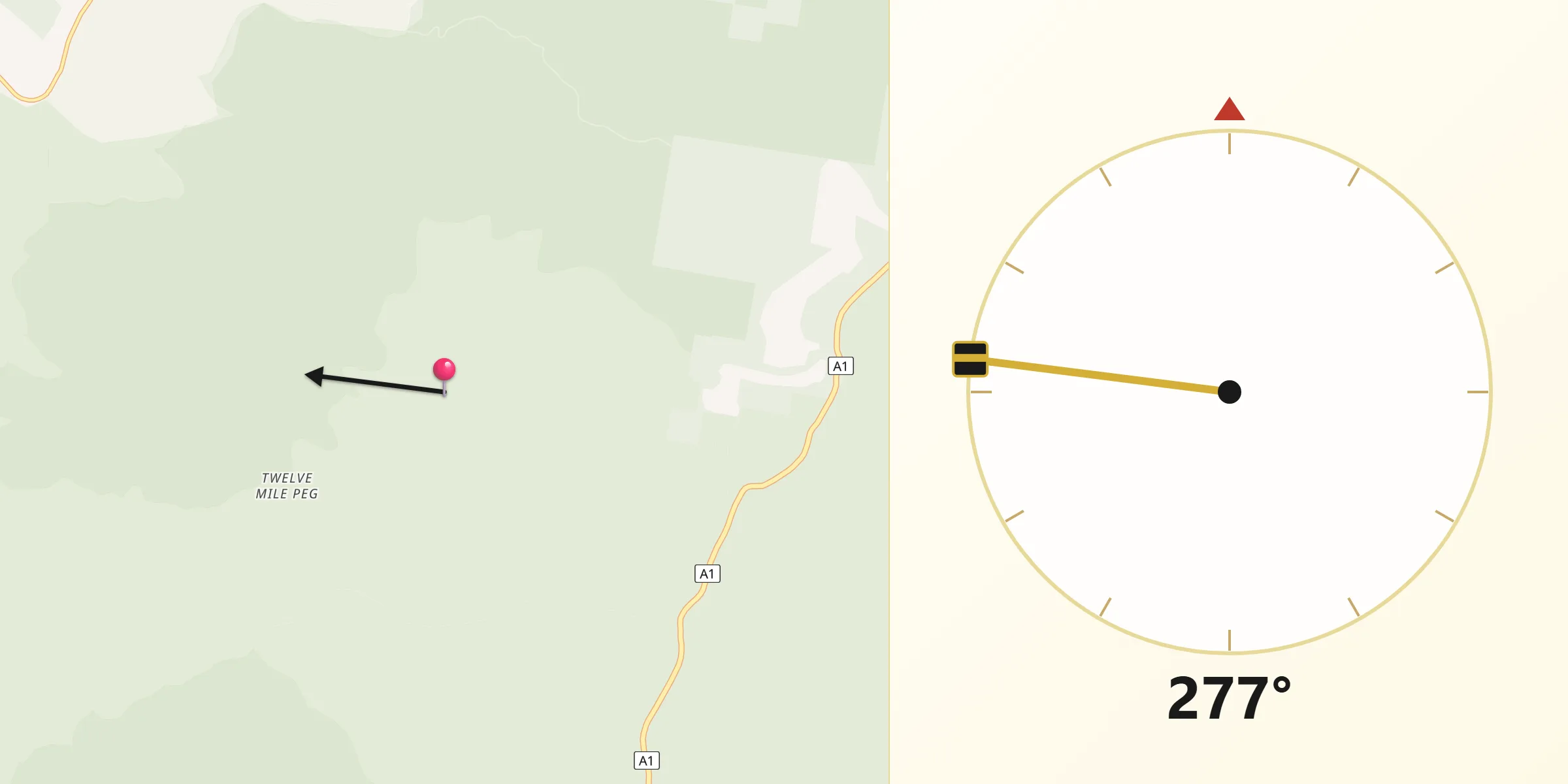 Qibla Direction from Shoalhaven Shire