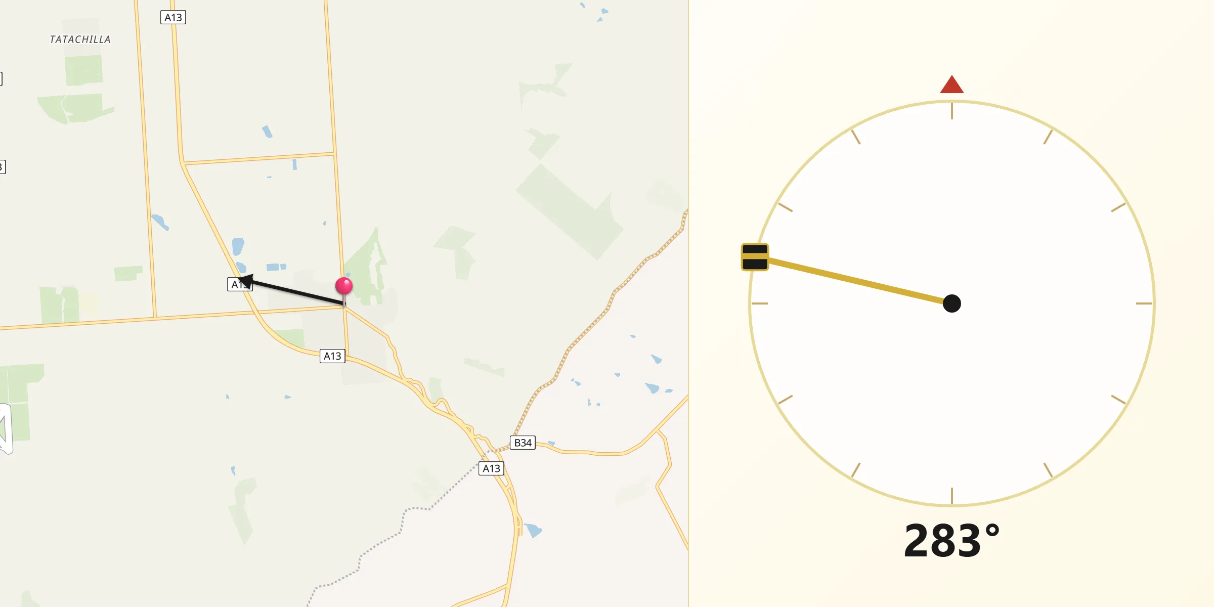Qibla Direction from Willunga