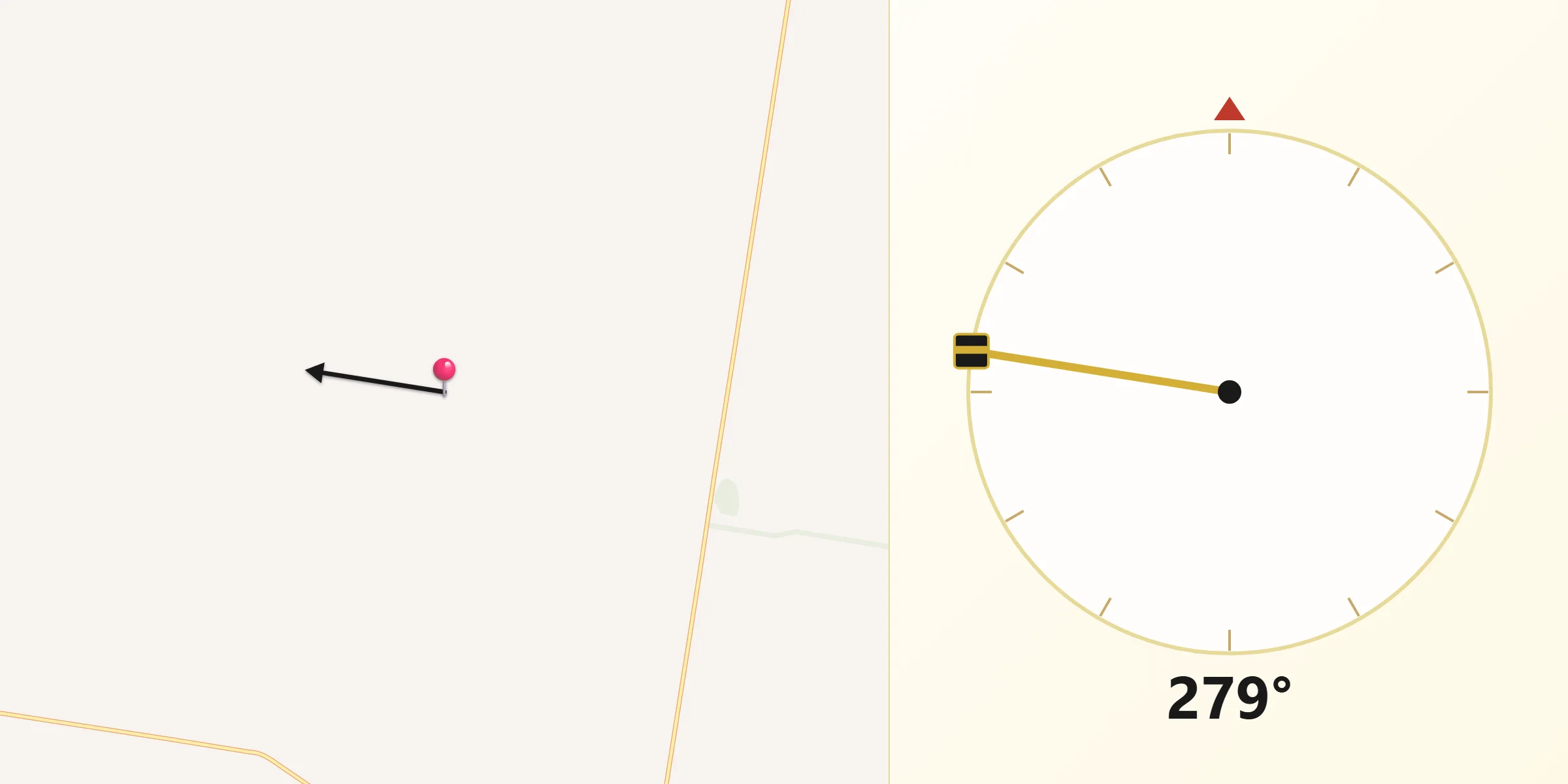 Qibla Direction from Lockhart