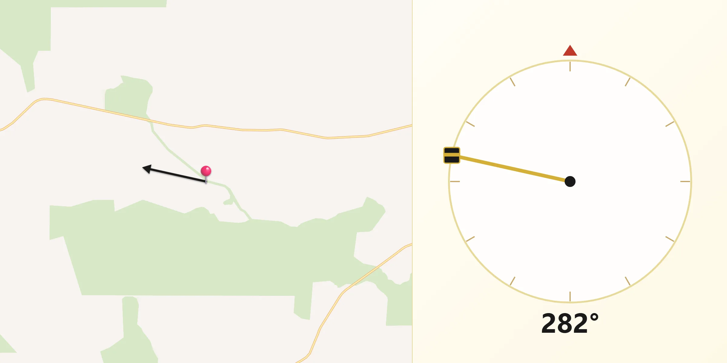 Qibla Direction from The Coorong
