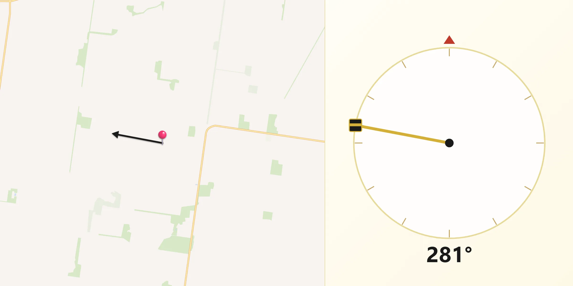 Qibla Direction from Buloke