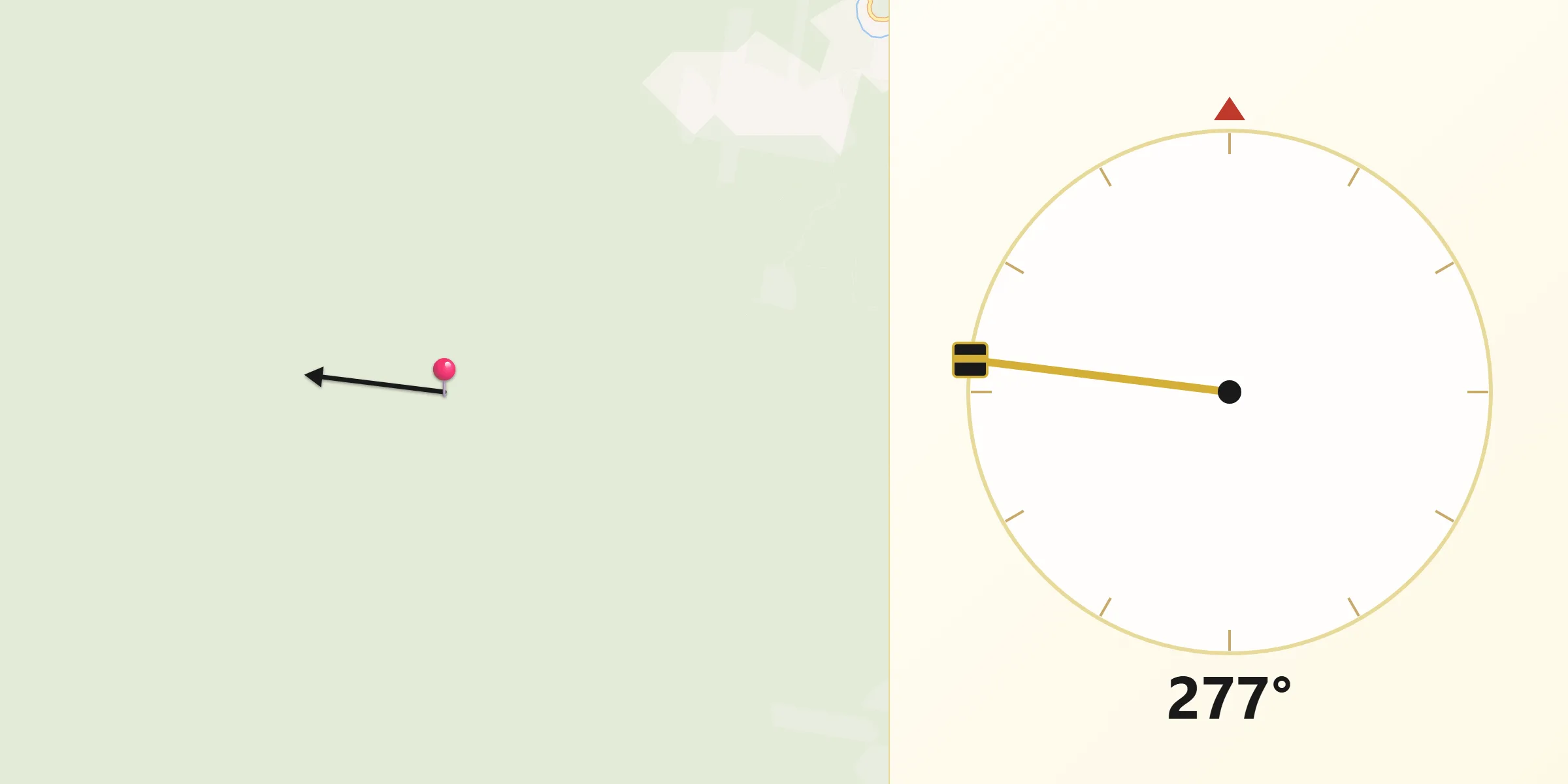 Qibla Direction from Eurobodalla