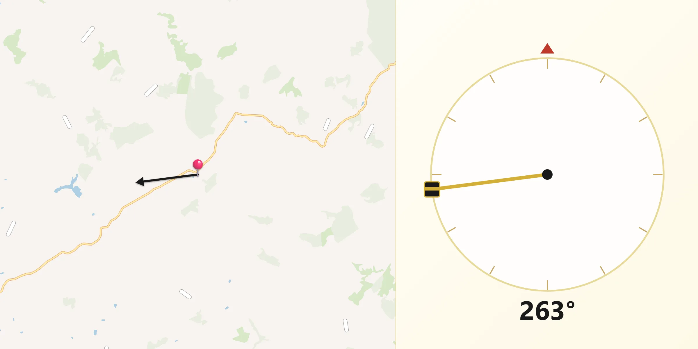 Qibla Direction from Kaipara