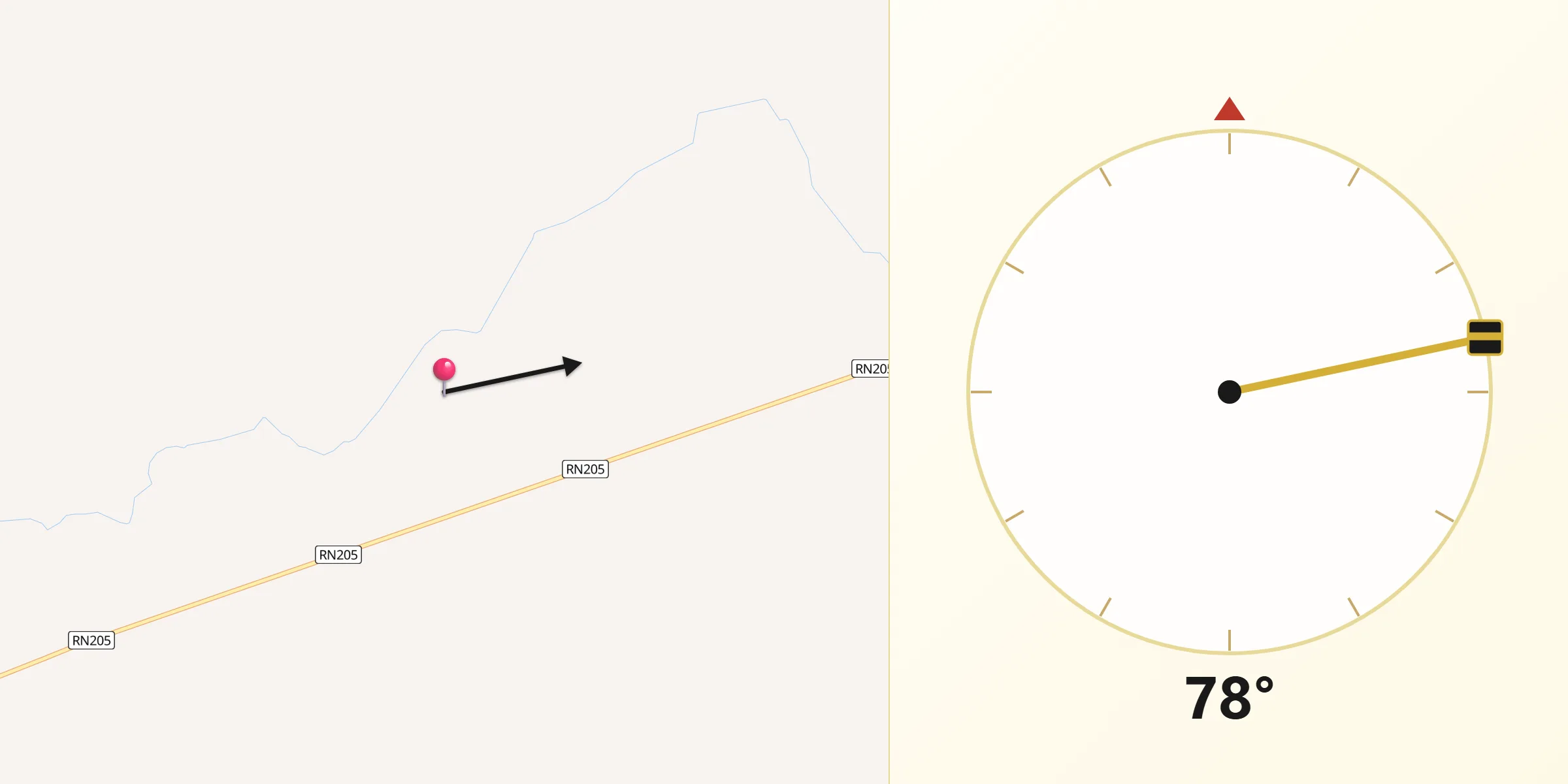 Dirección de la Qibla desde General Alvear