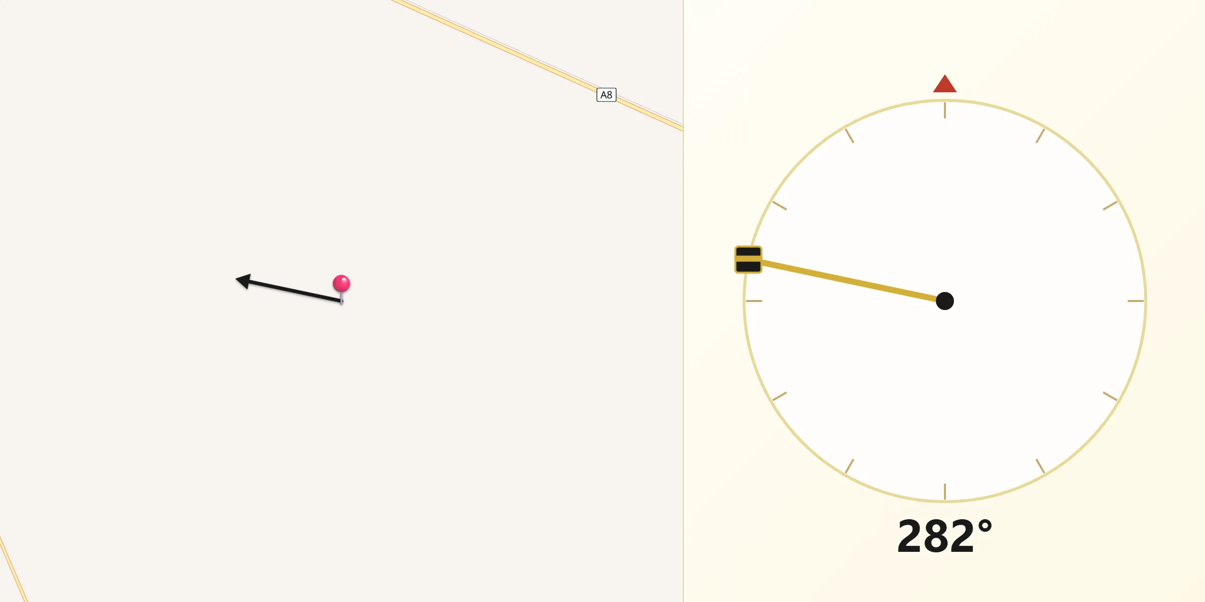 Qibla Direction from Tatiara