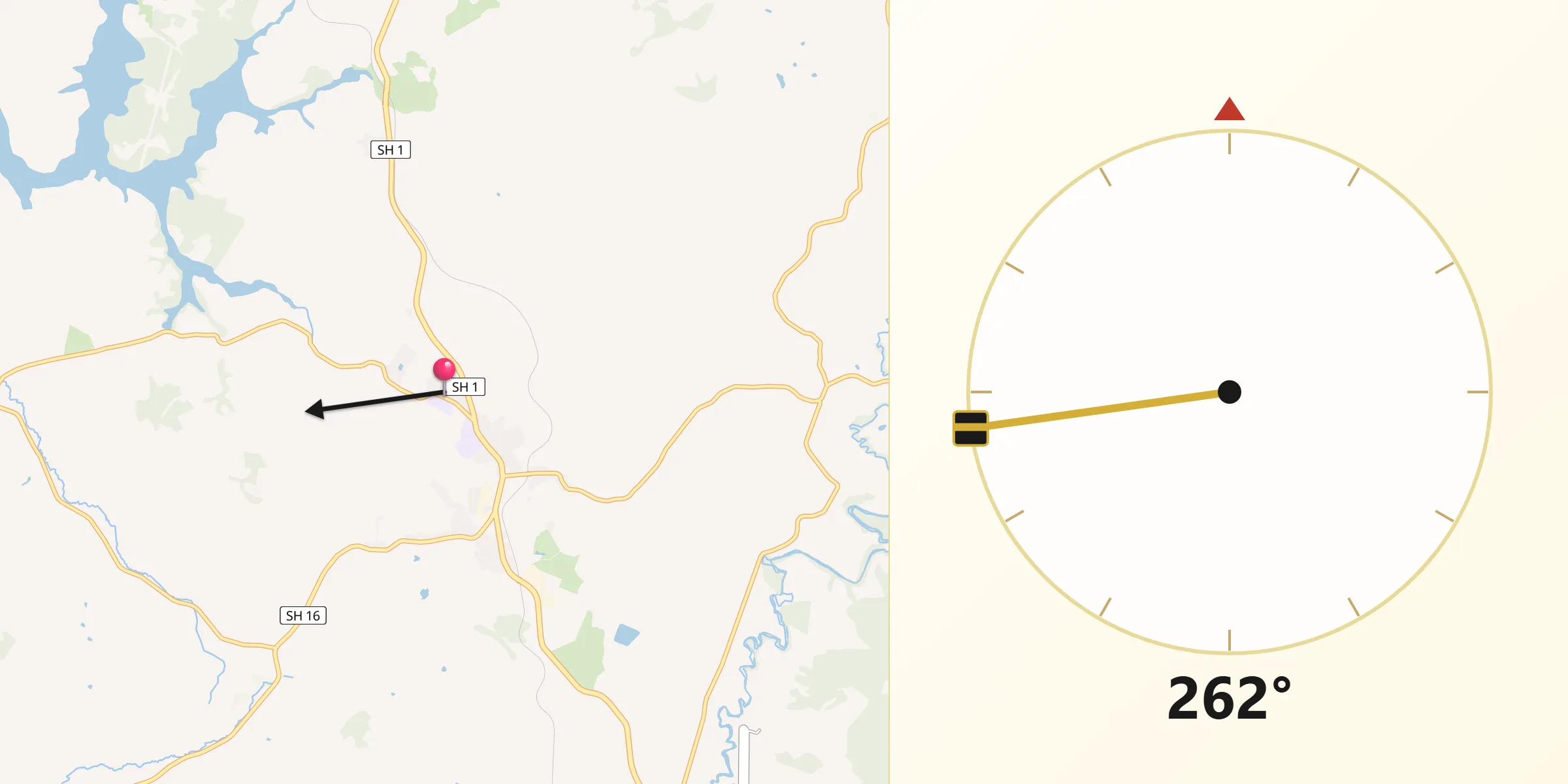 Qibla Direction from Wellsford