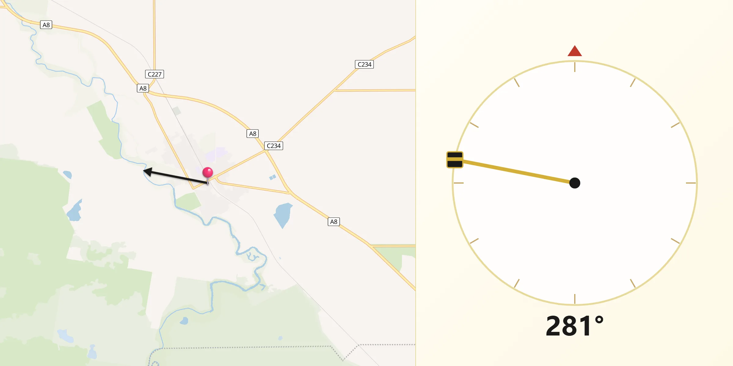 Qibla Direction from Dimboola
