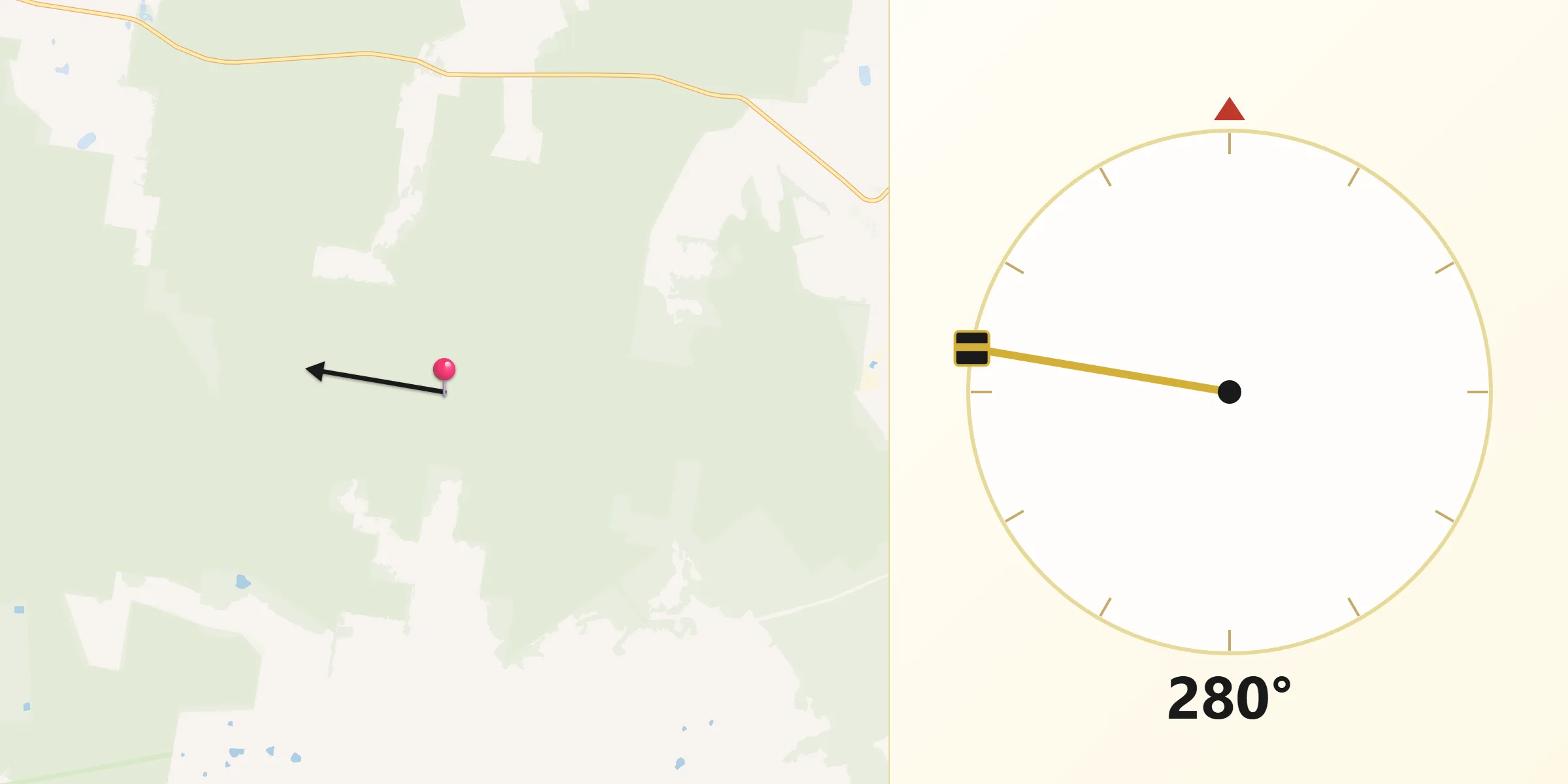 Qibla Direction from Greater Bendigo