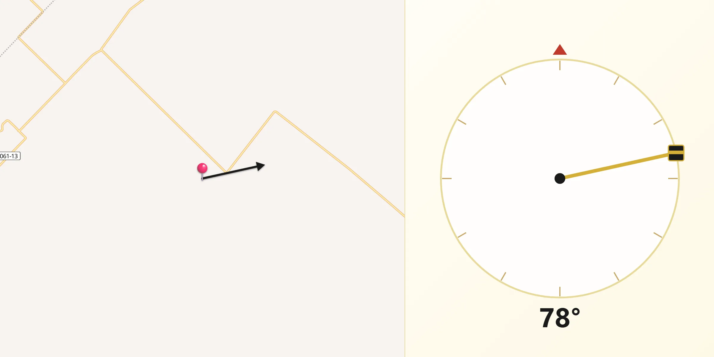 Dirección de la Qibla desde Balcarce
