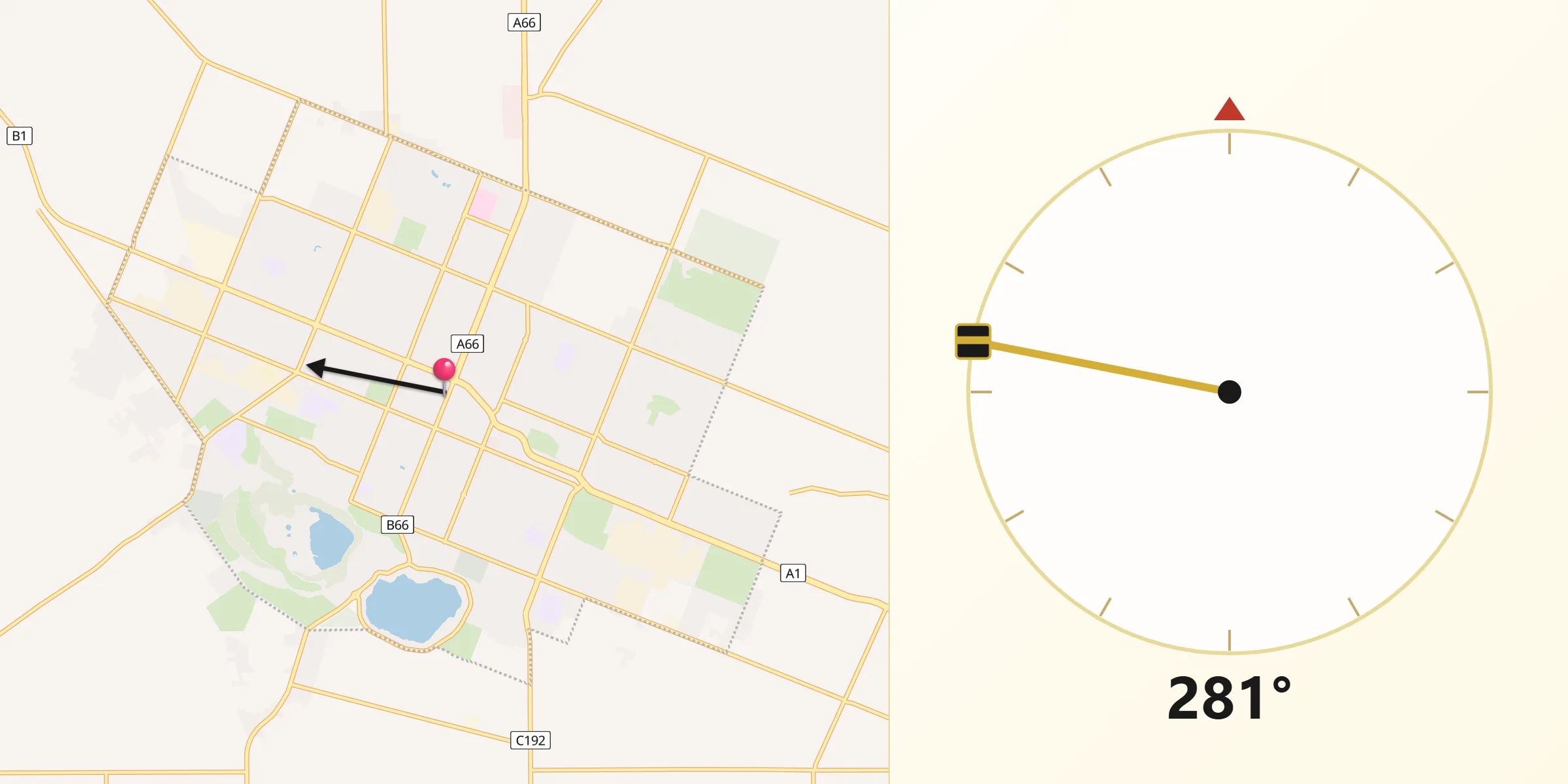Qibla Direction from Mount Gambier