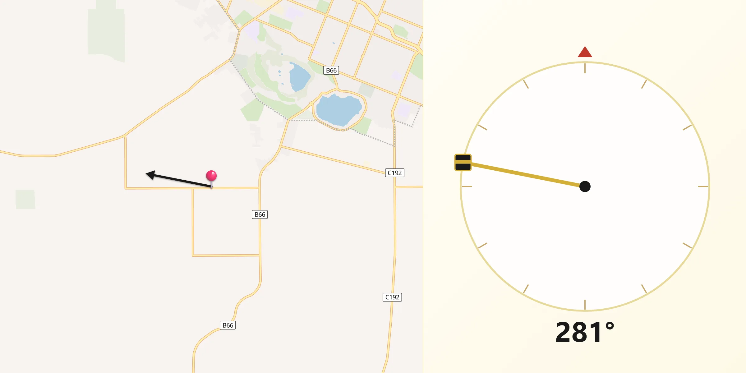Qibla Direction from Moorak