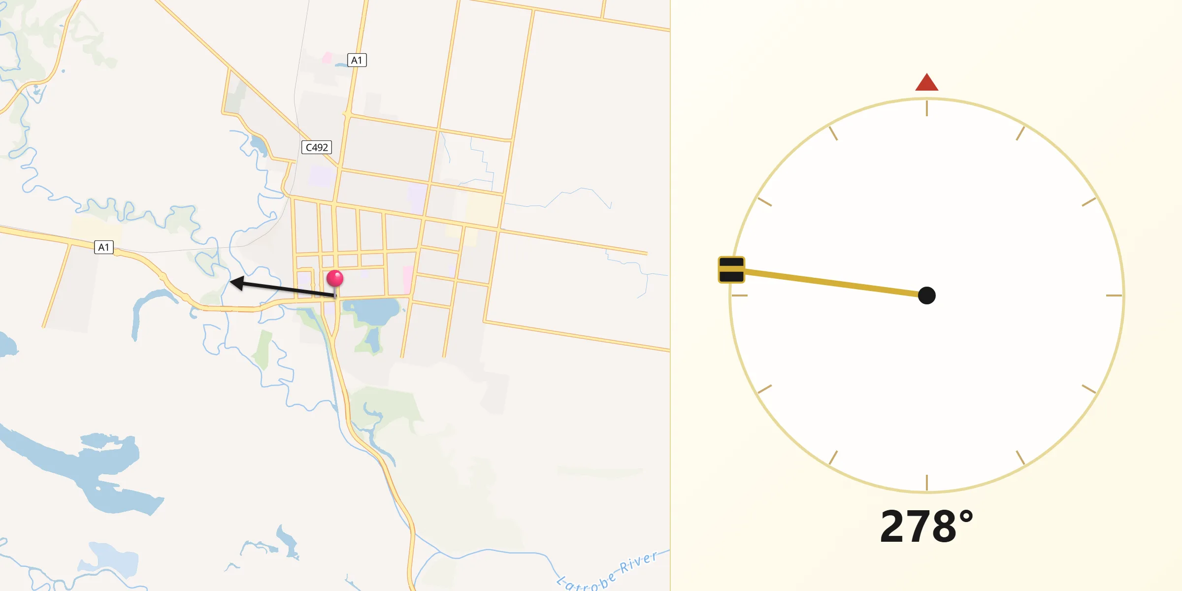 Qibla Direction from Sale