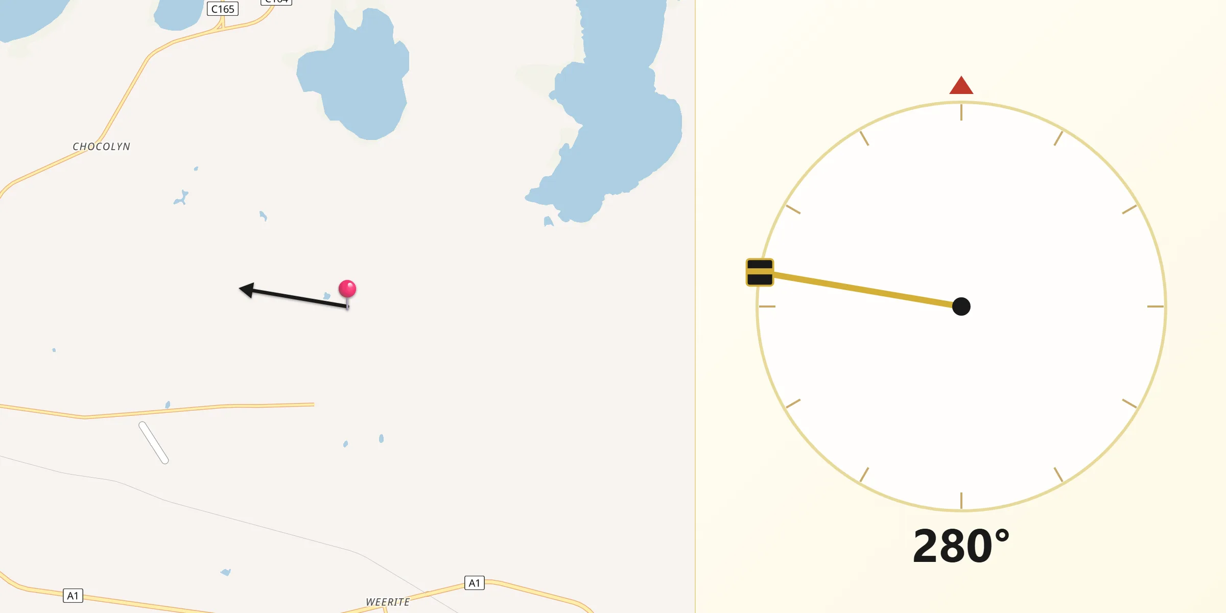 Qibla Direction from Corangamite